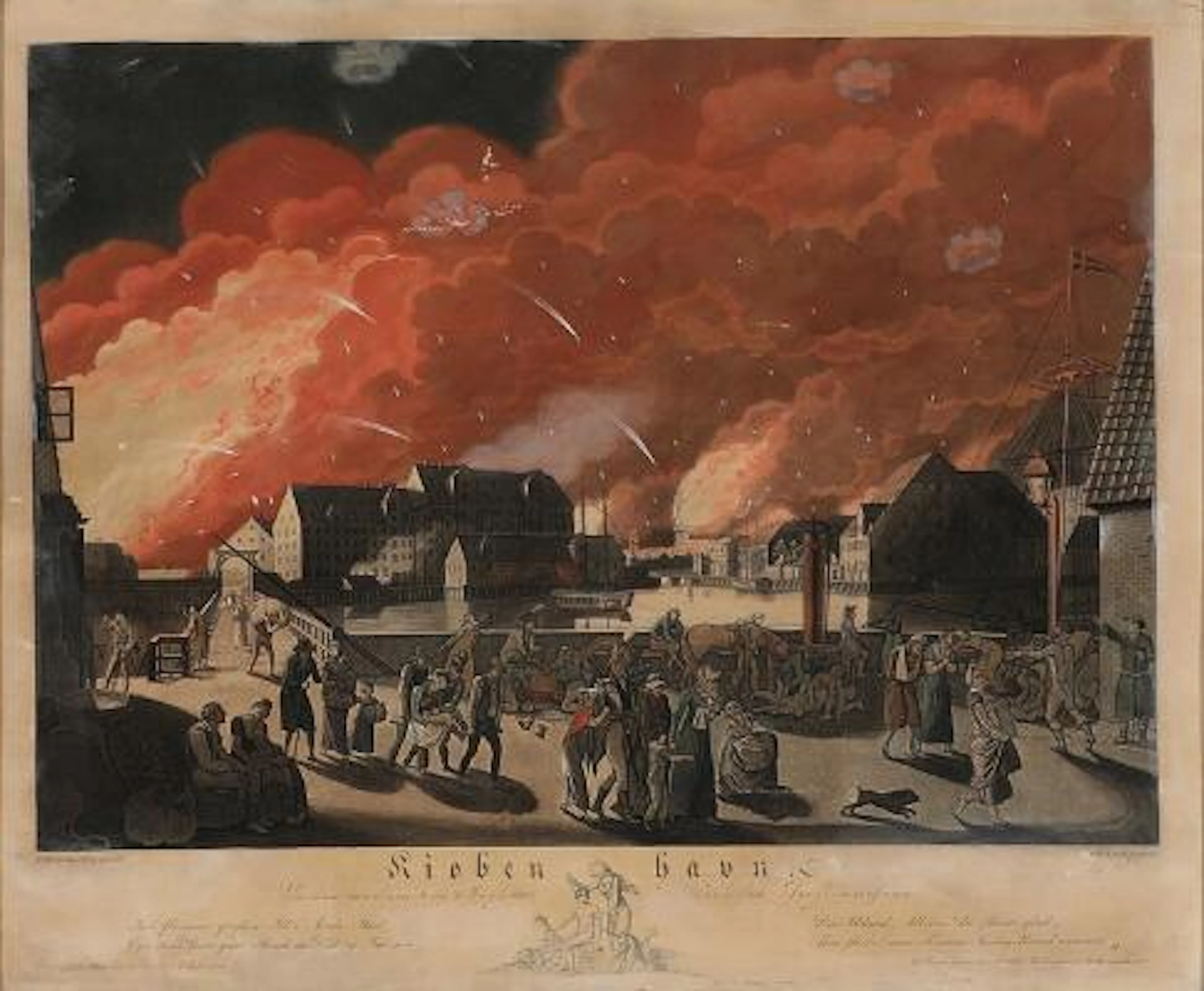 G. L. Lahde (after Eckersberg: Scene from The Battle of Copenhagen