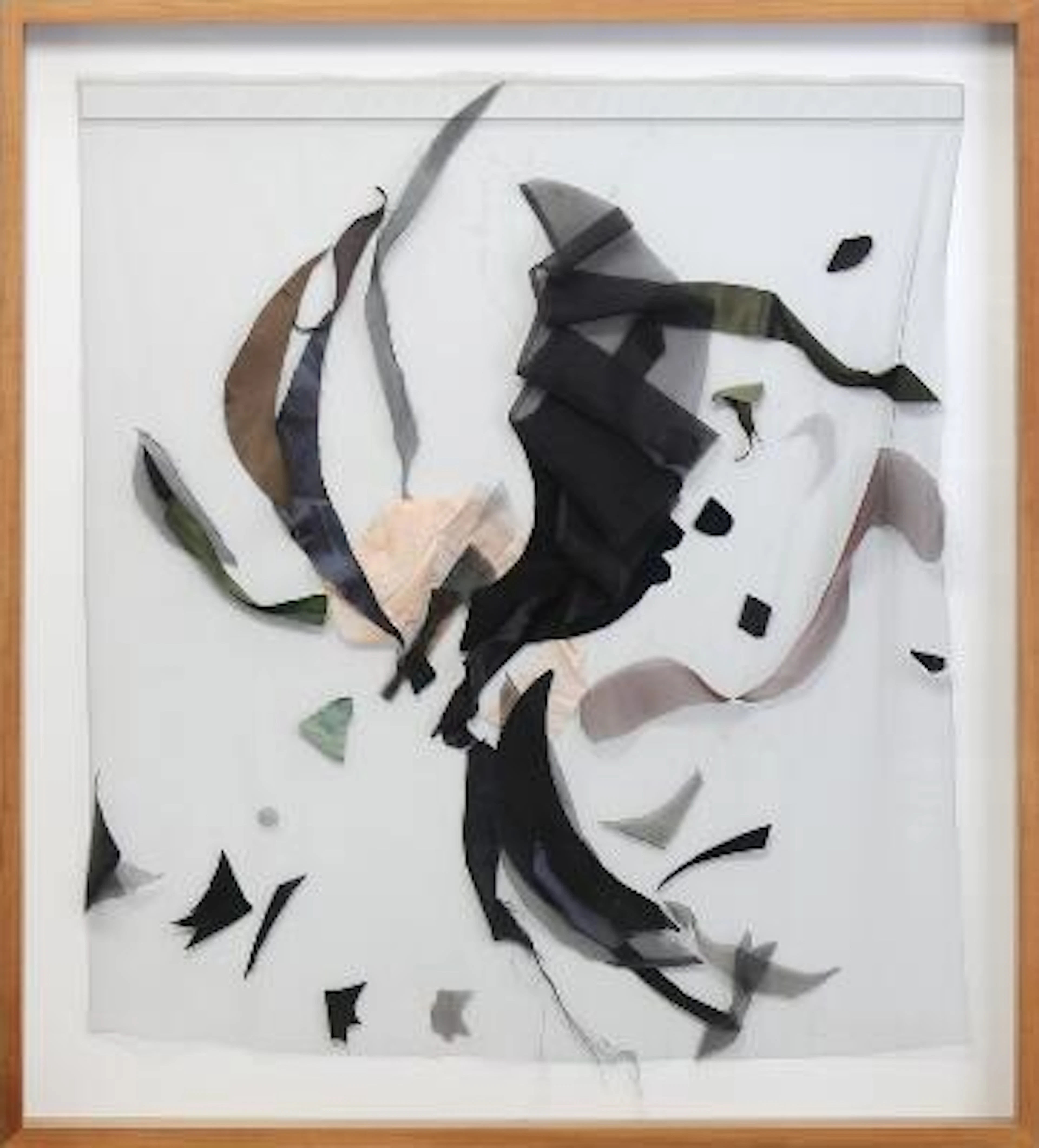 Pernille Egeskov: Secret 05". Signed and titled on the reverse. Textile
