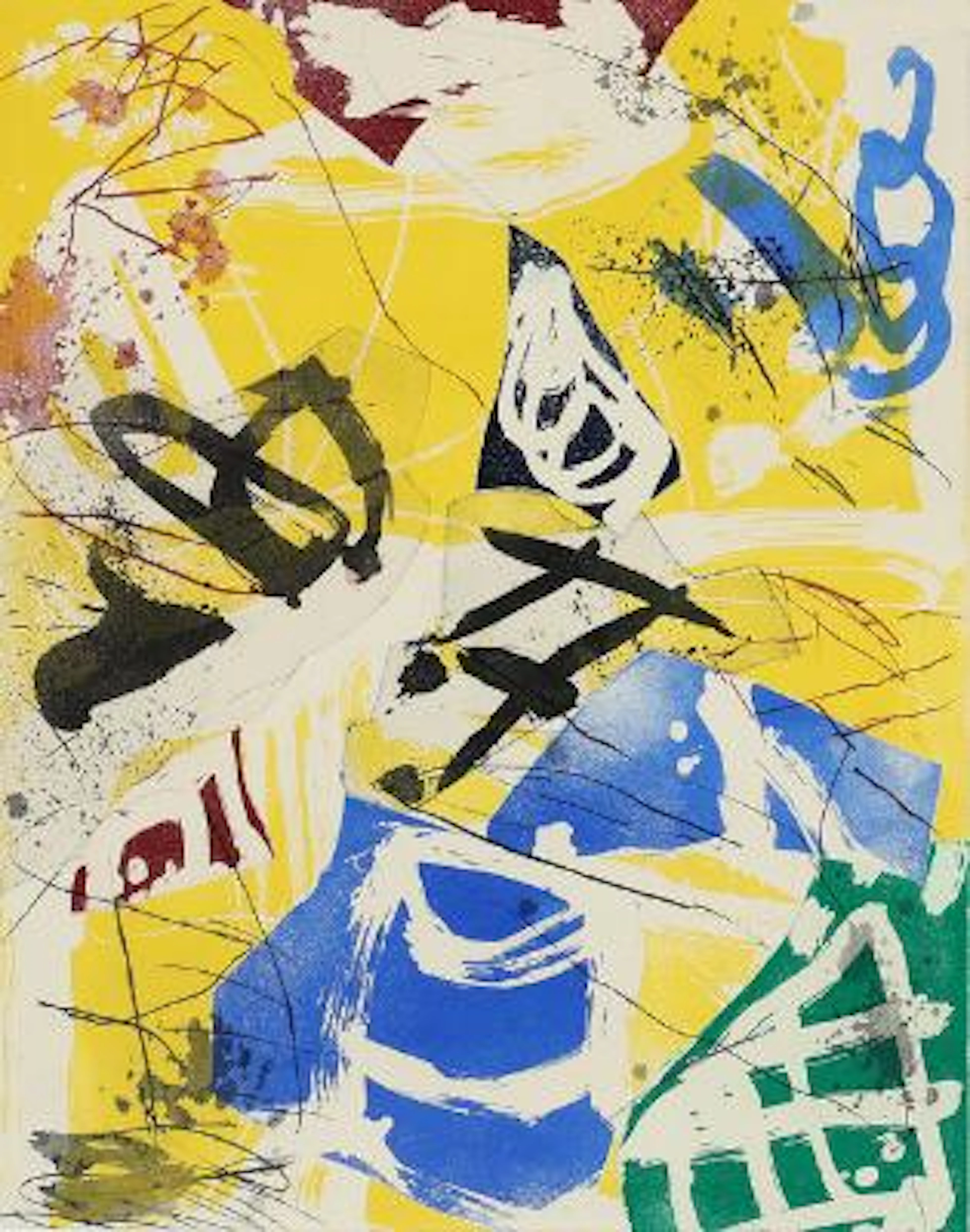 Jan Voss: Aquatint in colours. Visible size 103 x 77 cm. – Bruun Rasmussen