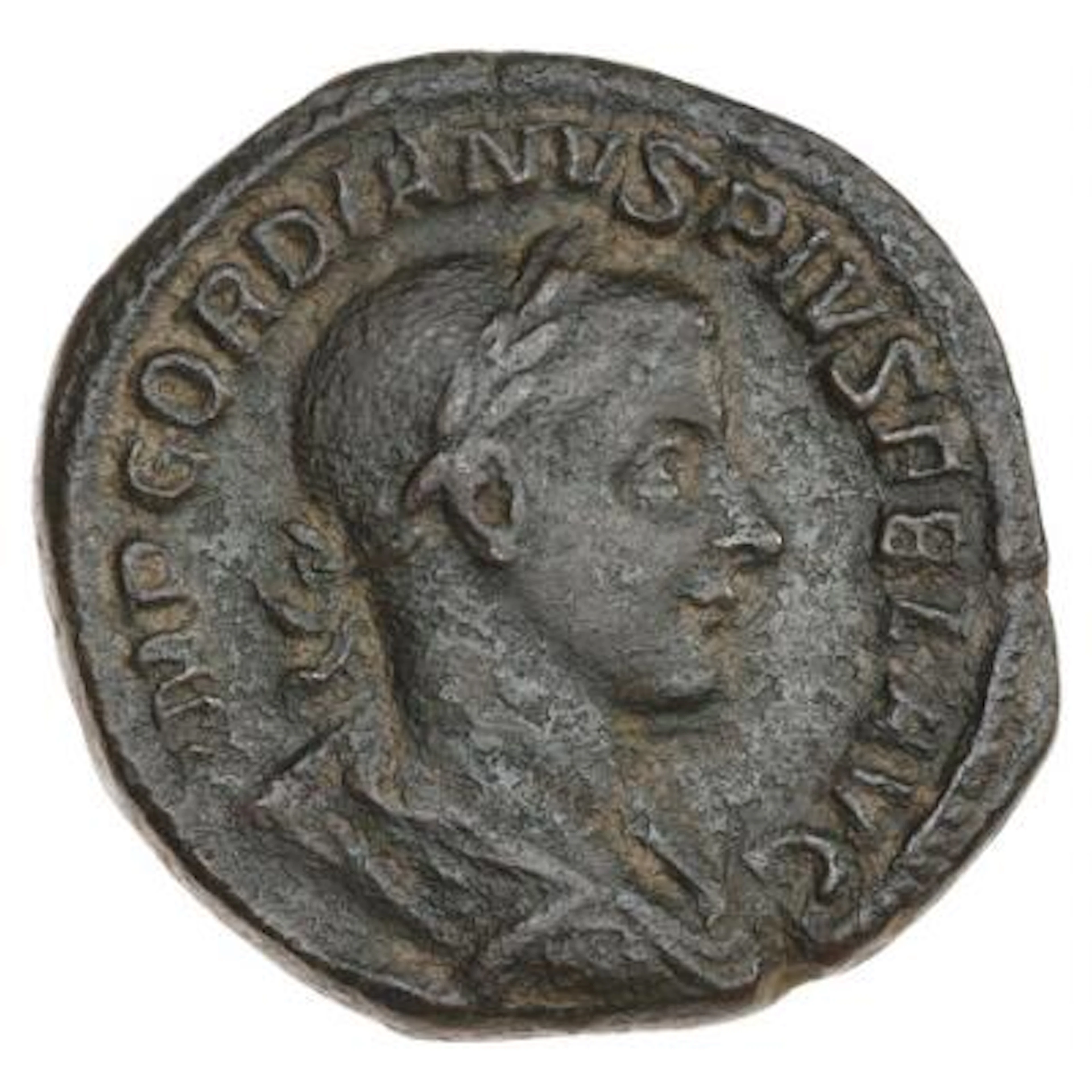 Roman Empire, Gordian III. 238-244 AD. Sestertius. Rome, 240 AD. Pax