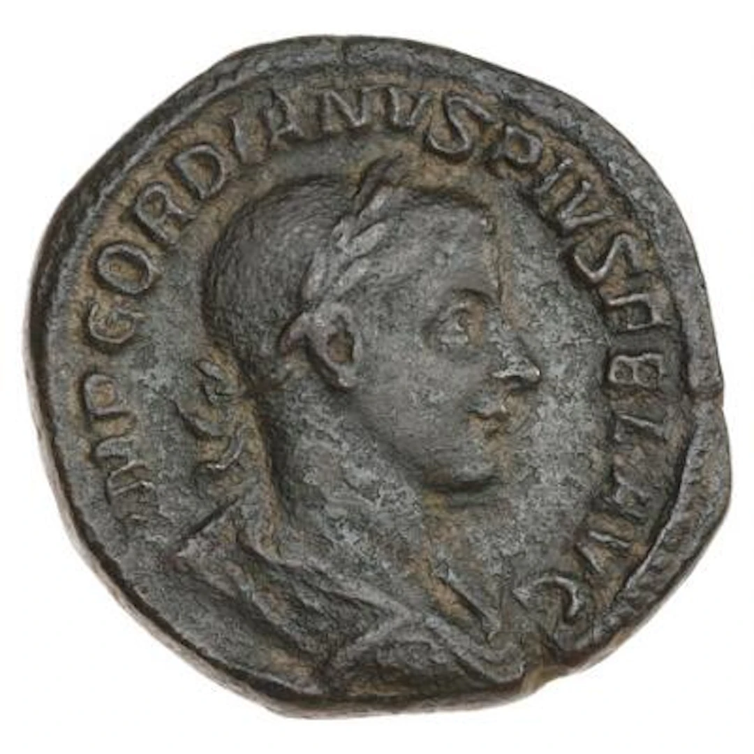 Roman Empire, Gordian III. 238-244 AD. Sestertius. Rome, 240 AD. Pax