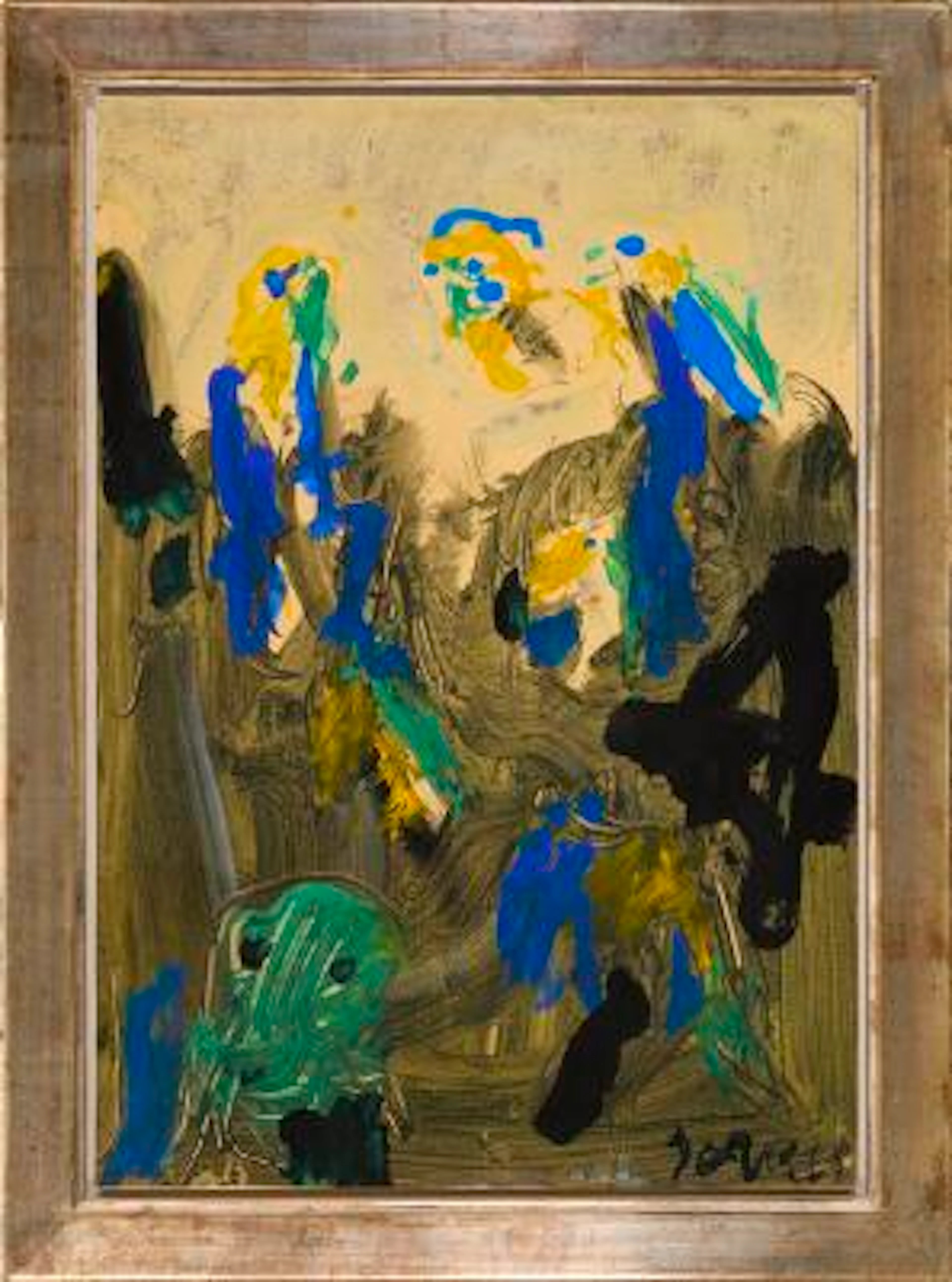 Asger Jorn: Untitled, executed in Havana, Cuba January 1968. Signed