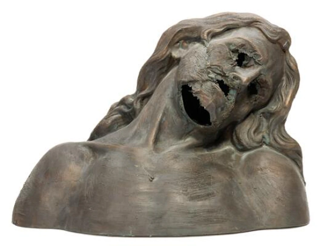 Christian Lemmerz: Jesus Christ. Signed CL. Bronze. H. 33 cm. – Bruun