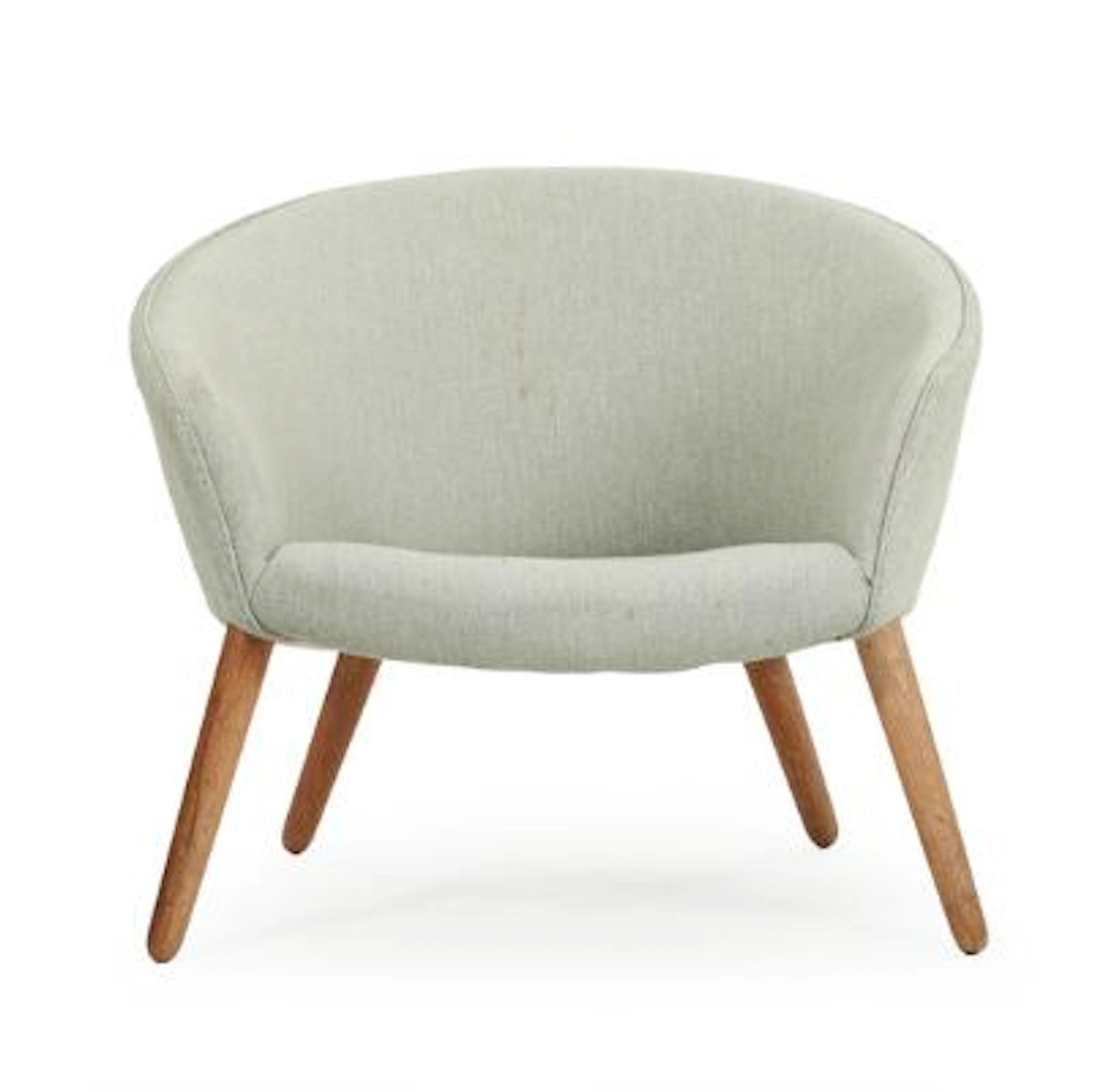 Nanna Ditzel, Jørgen Ditzel: Easy chair with oak legs, upholstered