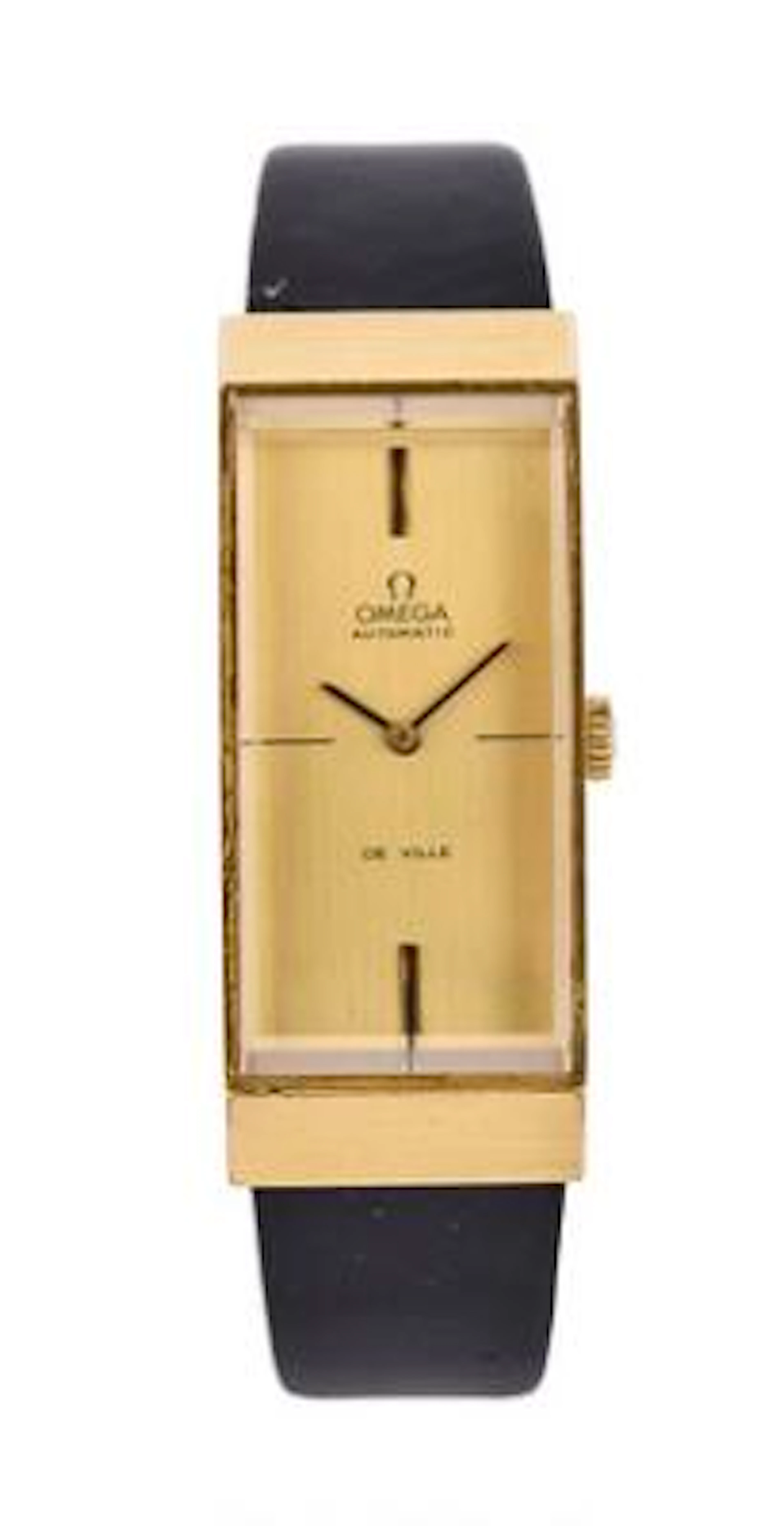 Omega: De Ville "Emeraude" of gold-plated 20 micron, ref. 551.067.