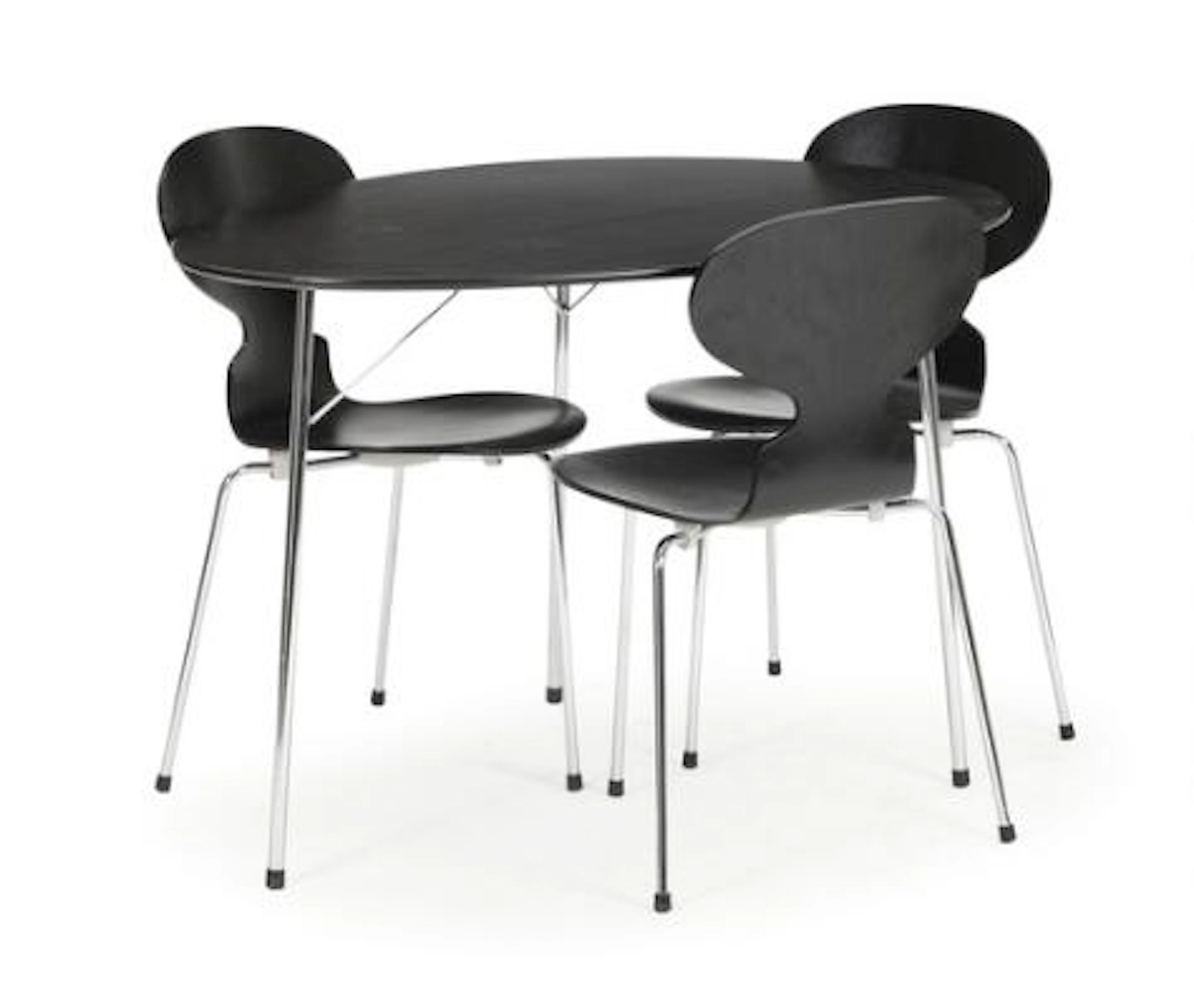 Arne Jacobsen: “100 years jubilee set”. Consisting of “Egg Table”
