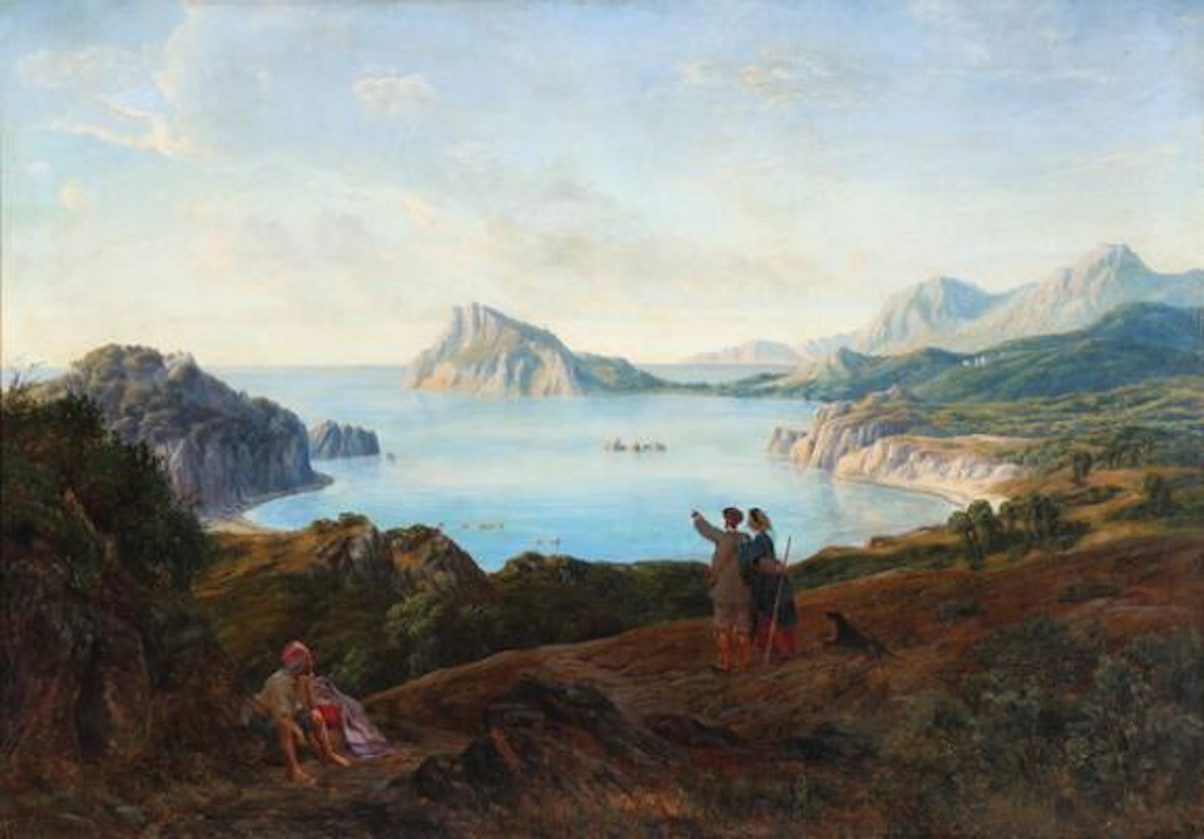 Thorald Læssøe, Lorenz Frølich: "View on the Road to the Monastery