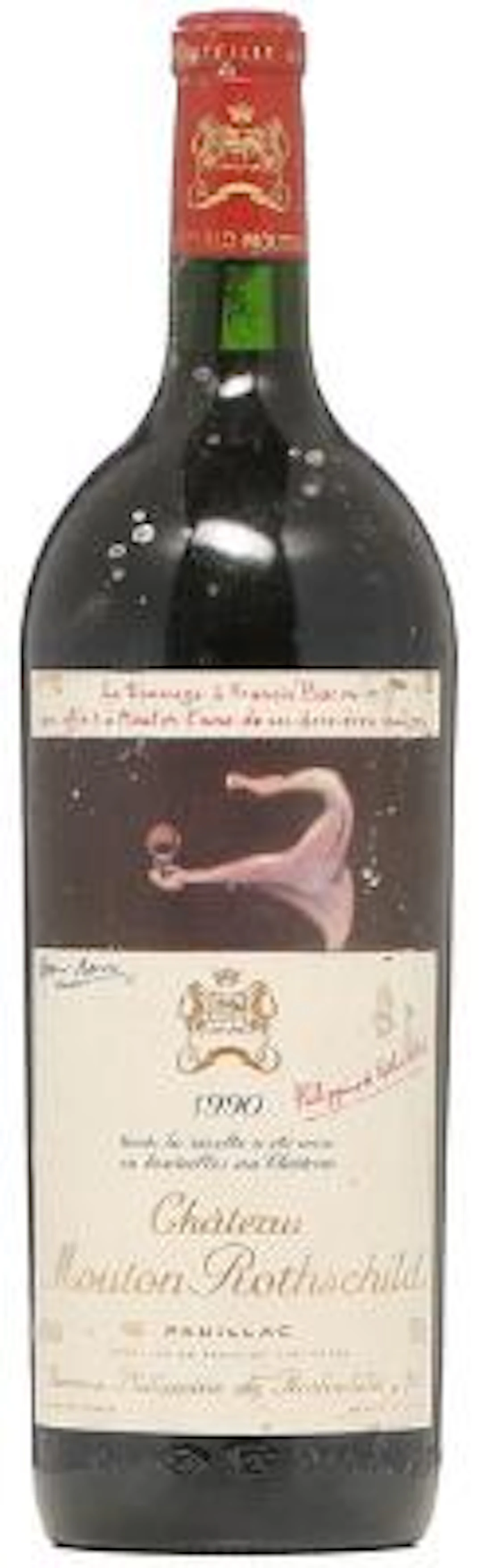 1 bt. Mg. Château Mouton Rothschild, Pauillac. 1. Cru Classé 1990