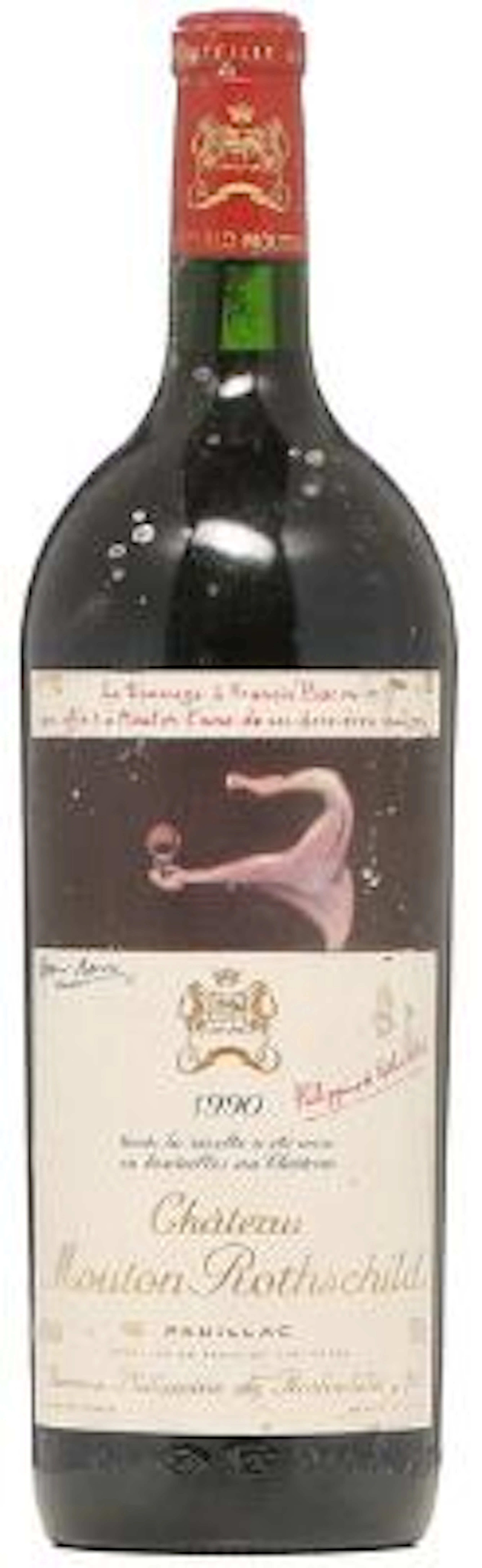 1 bt. Mg. Château Mouton Rothschild, Pauillac. 1. Cru Classé 1990