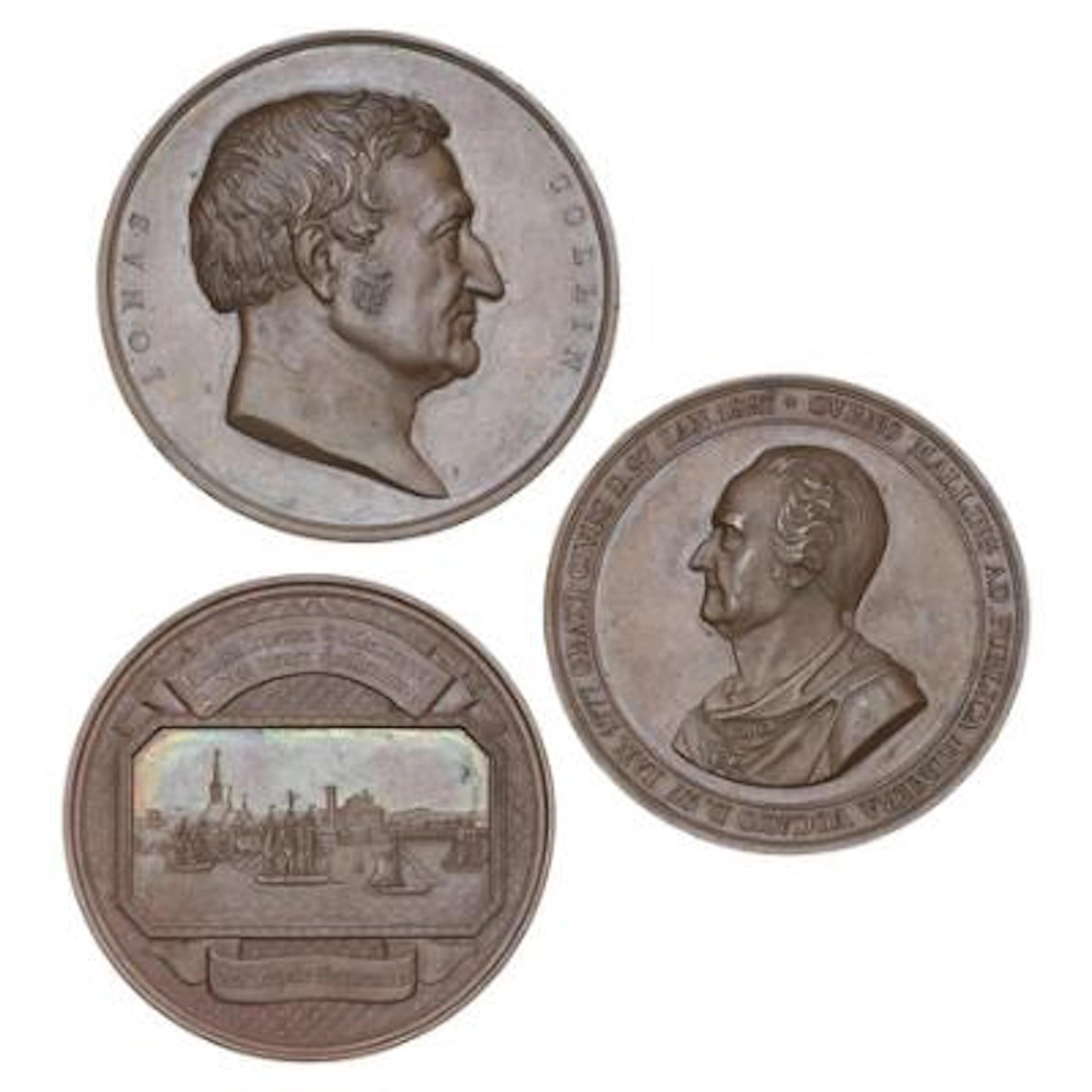 Collection of medals in bronze, in total 3 pcs – Bruun Rasmussen Auctioneers