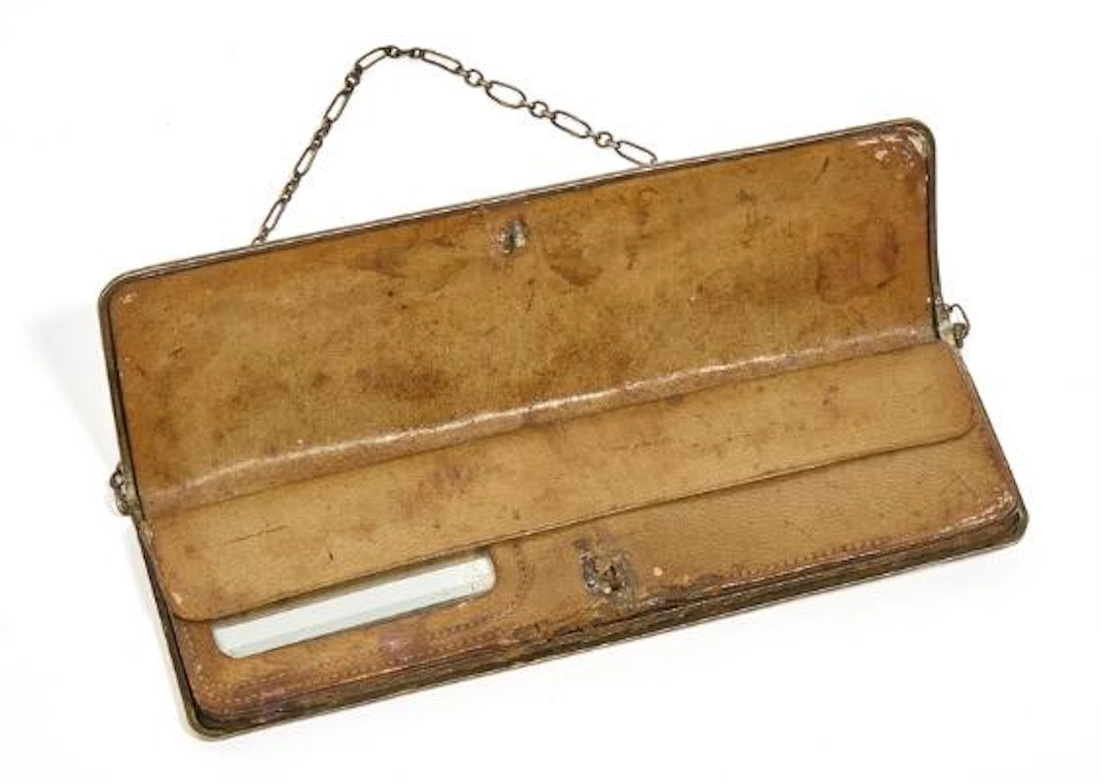 A Russian Art Nouveau silver evening bag. Indistinct maker's mark