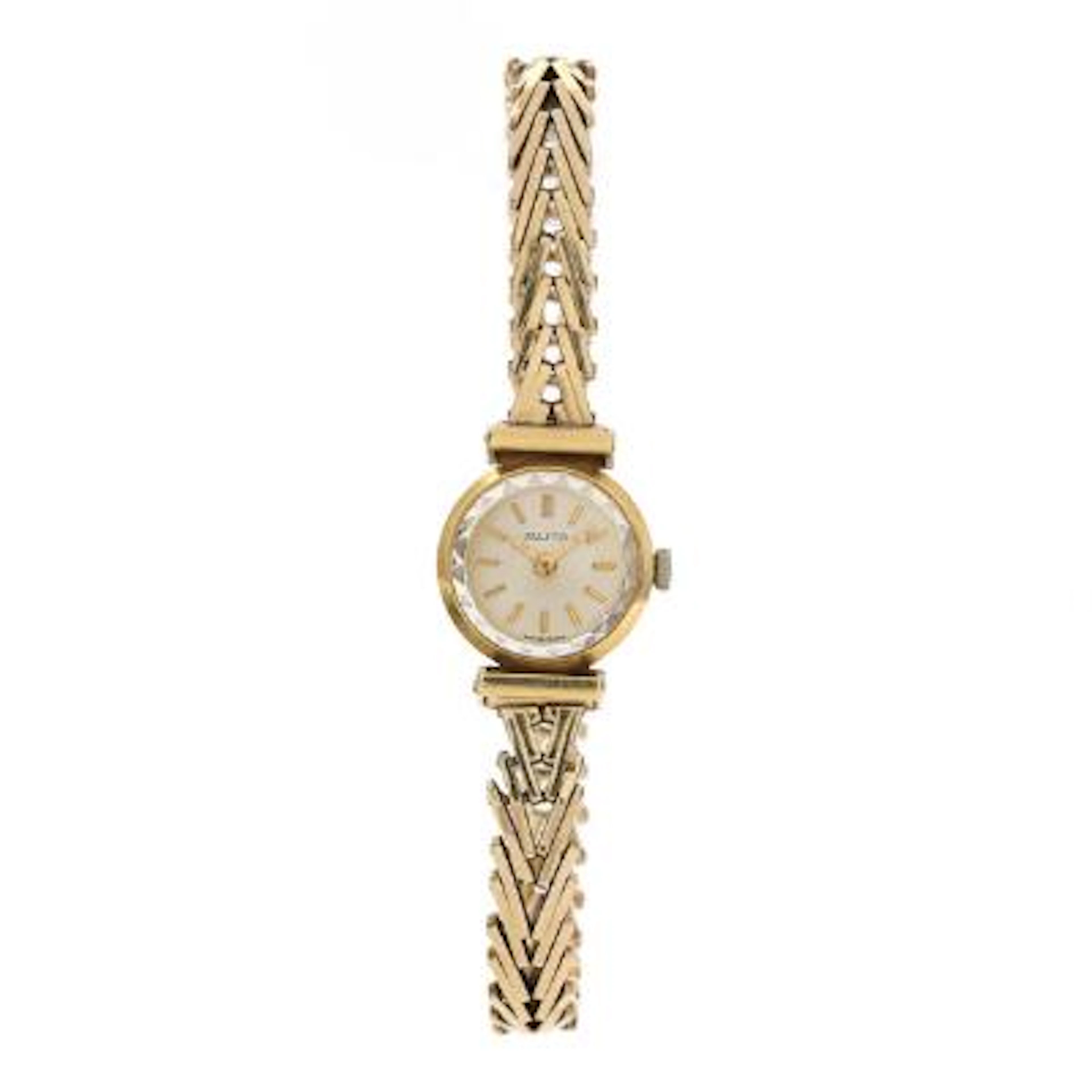 Blita: Wristwatch of 18k gold, ref. 139930. Mechanical movement with