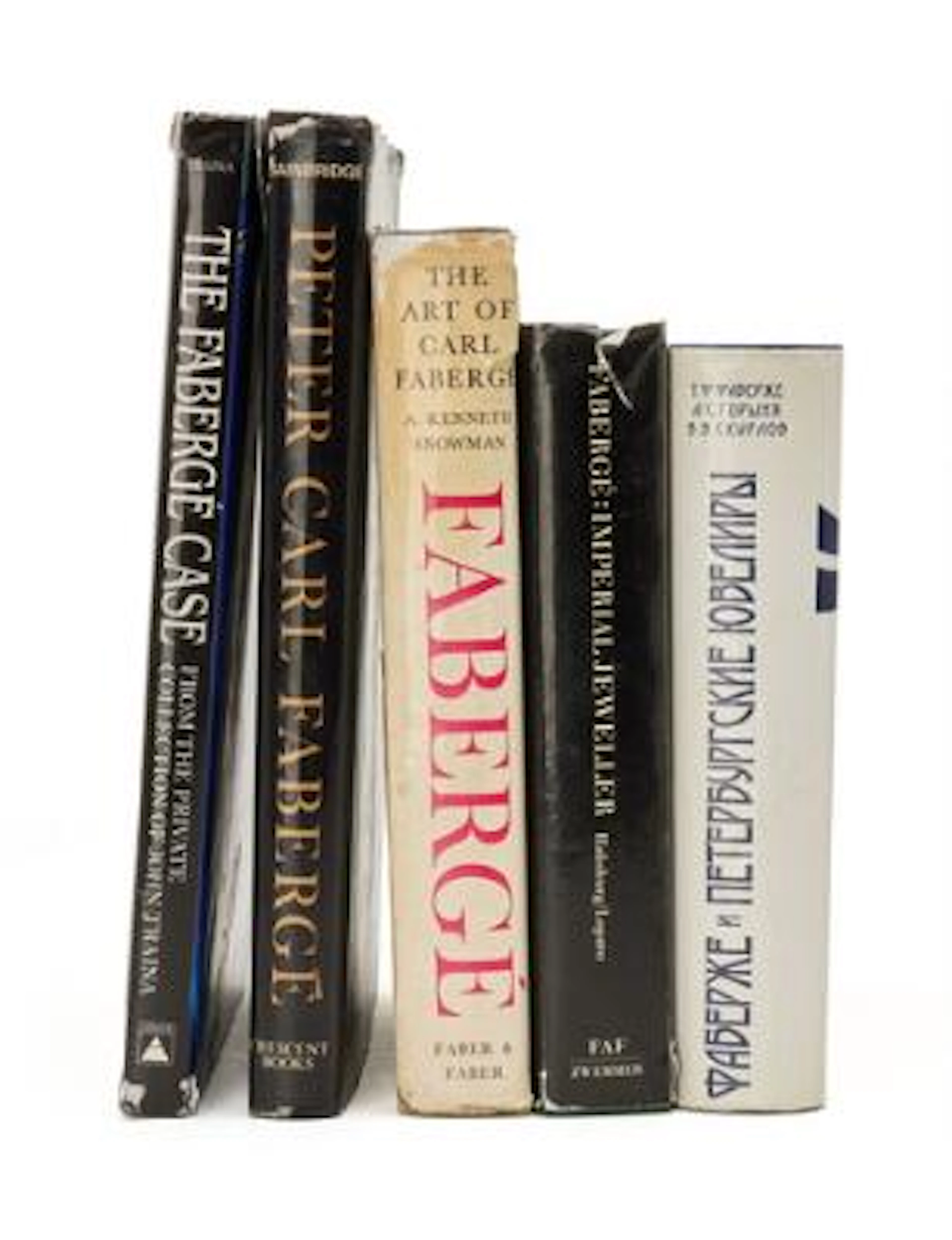 Five book about Fabergé, among others John Traina; "The Fabergé Case"
