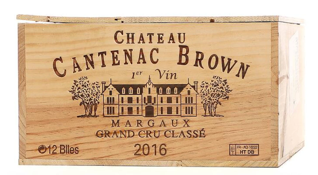 12 bts. Château Cantenac Brown, Cantenac - Margaux. 3. Cru Classé
