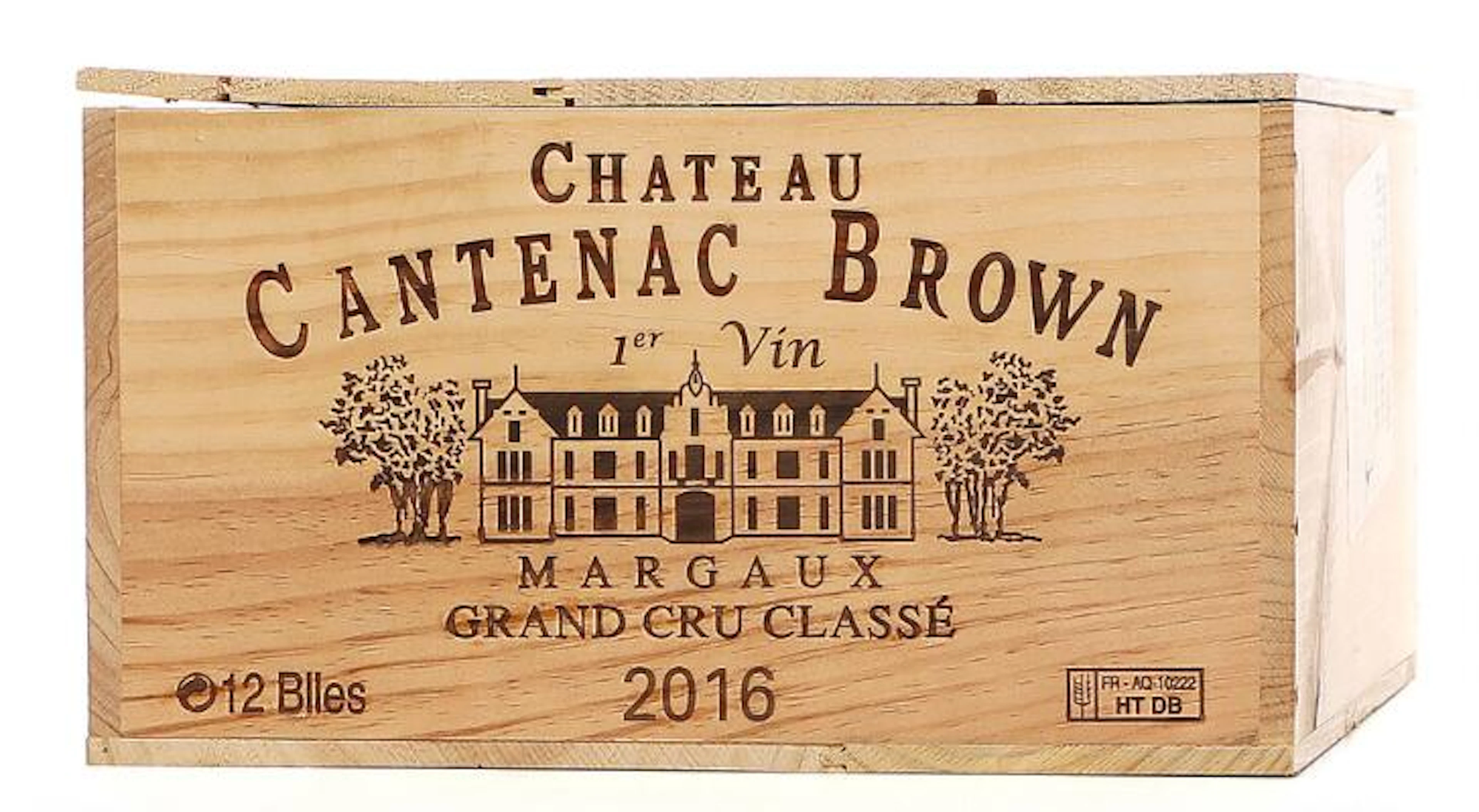 12 bts. Château Cantenac Brown, Cantenac - Margaux. 3. Cru Classé