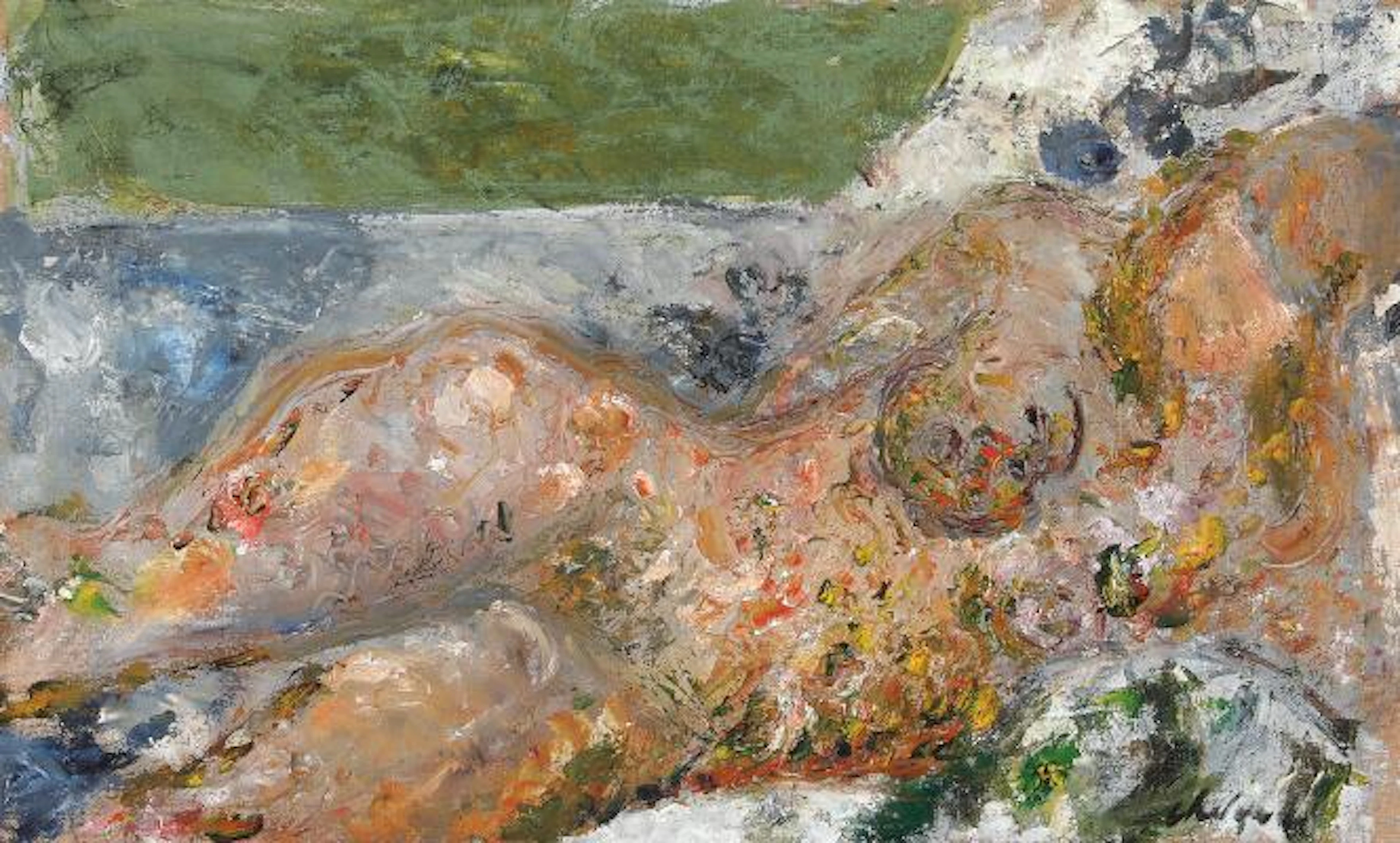 Poul Ekelund: "Reclining Model". Signed Ekelund. Oil on canvas. 46
