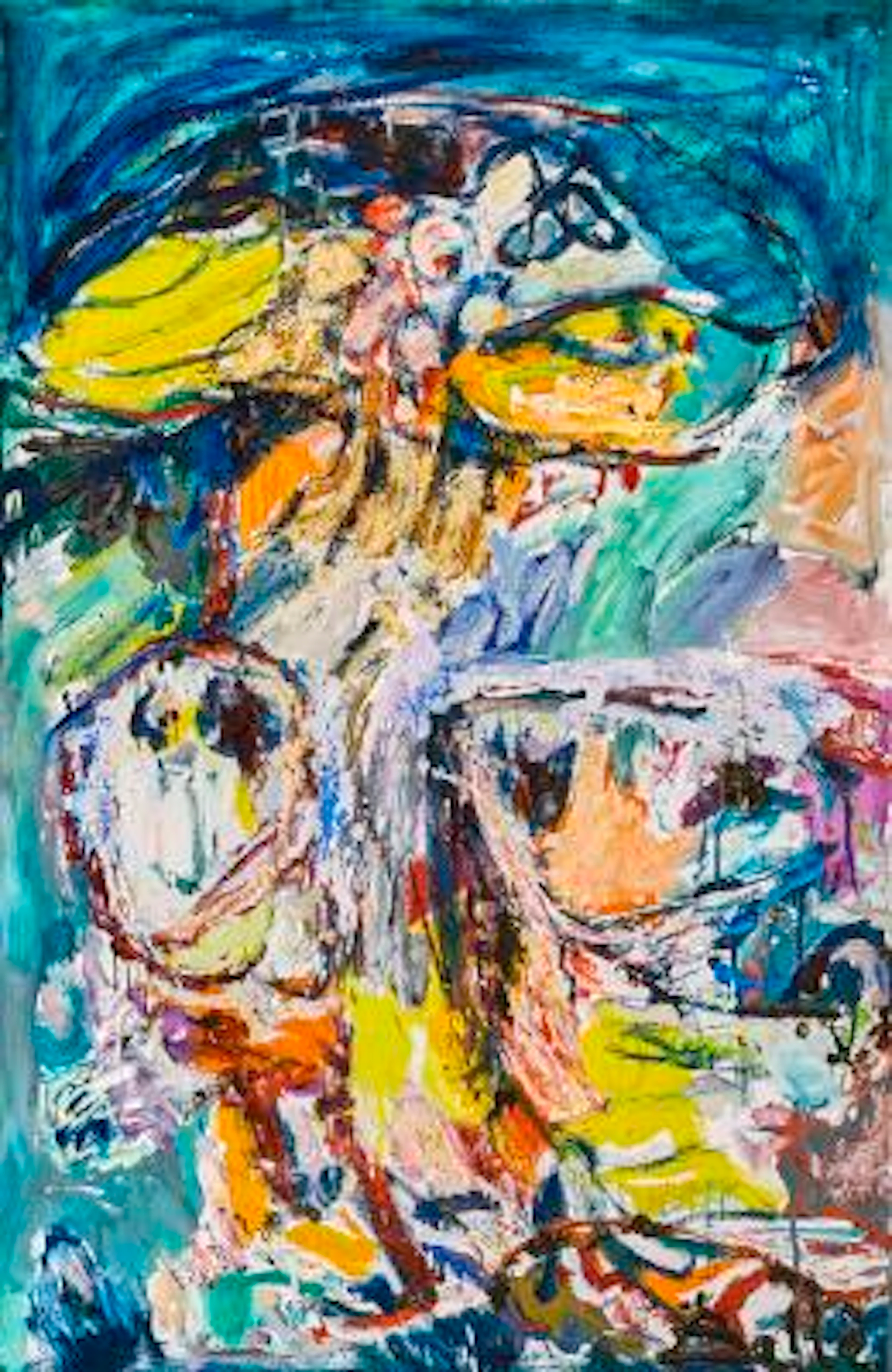 Mogens Balle: Untitled, 1980/1988. Signed Balle. Oil on canvas. 100
