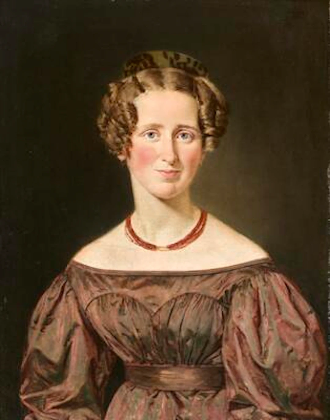 C. A. Jensen: I.L. Jensen's wife Signe Marie Vilhelmine. Signed and