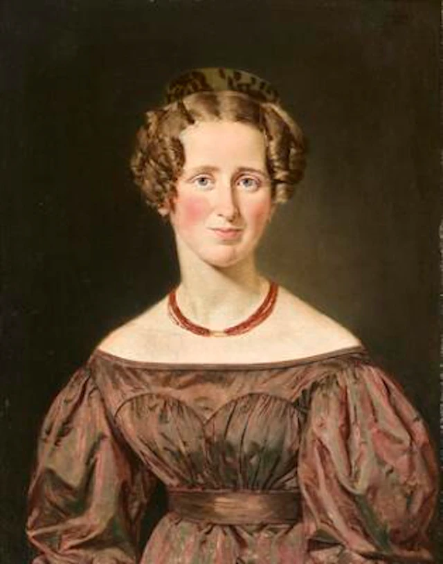 C. A. Jensen: I.L. Jensen's wife Signe Marie Vilhelmine. Signed and