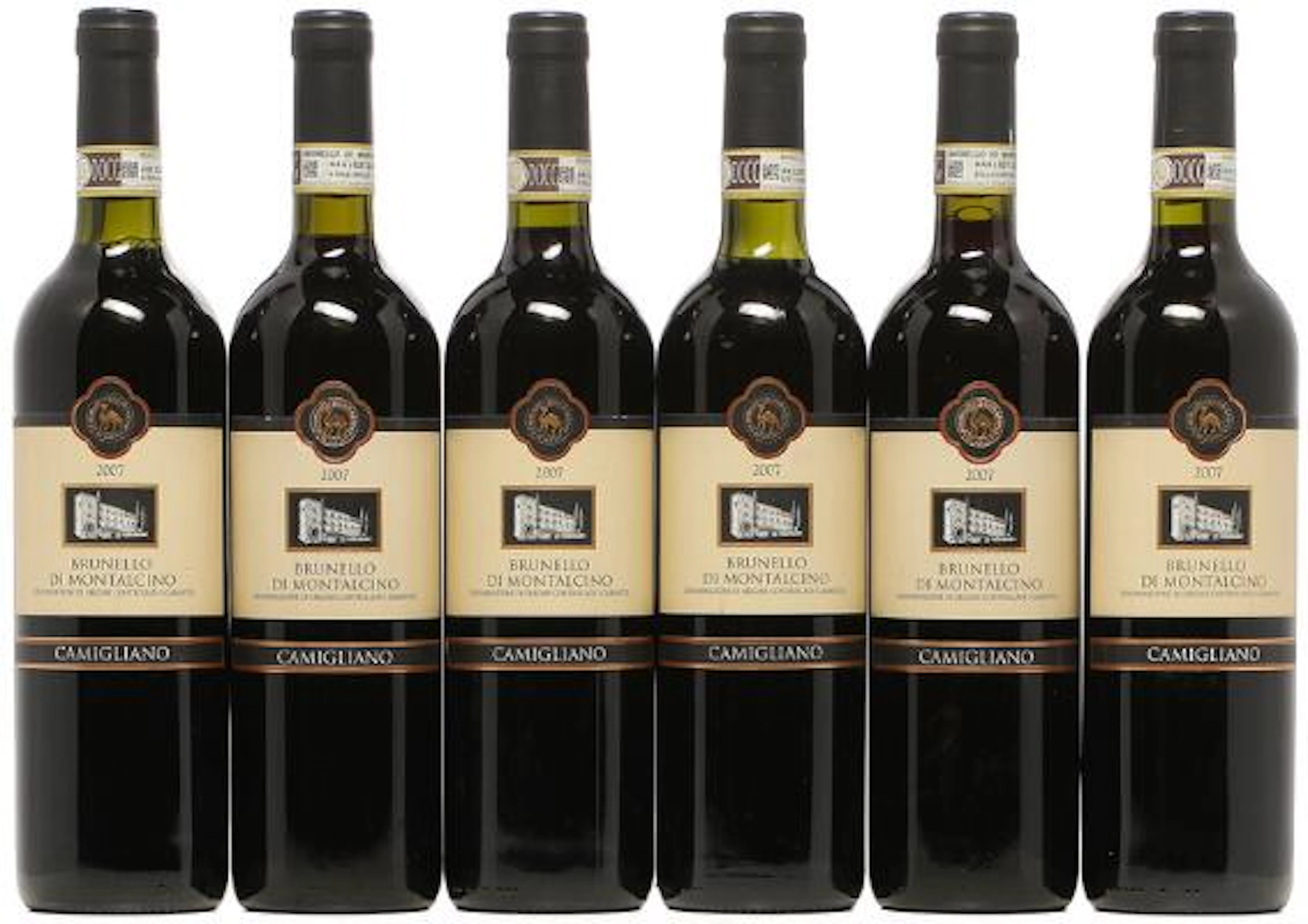 6 bts. Brunello di Montalcino, Castello di Camigliano 2007 A (hf/in).