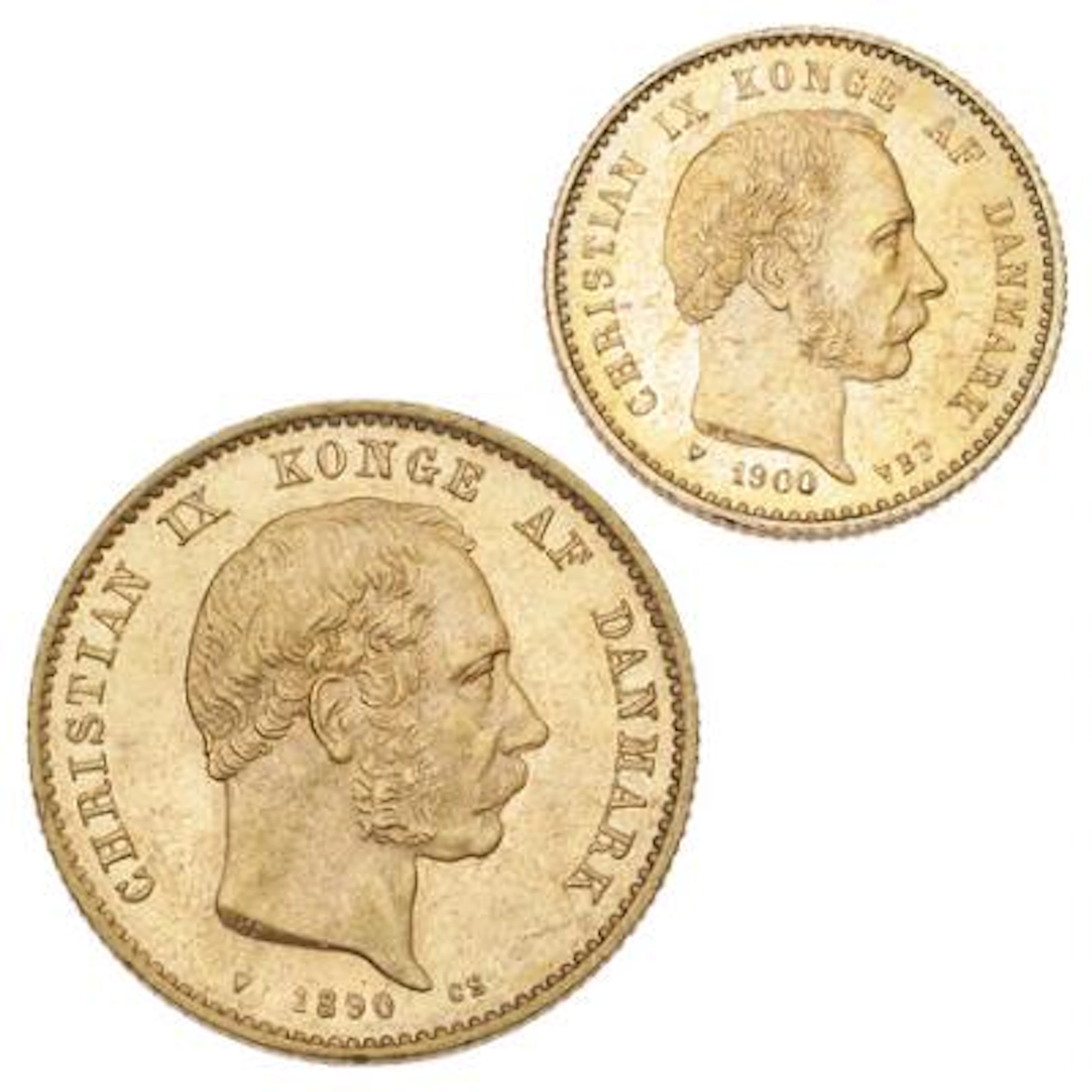 20 kr 1890 CS, H 8A, F 295, and 10 kr 1900 VBP, H 9B, F 296. (2) –