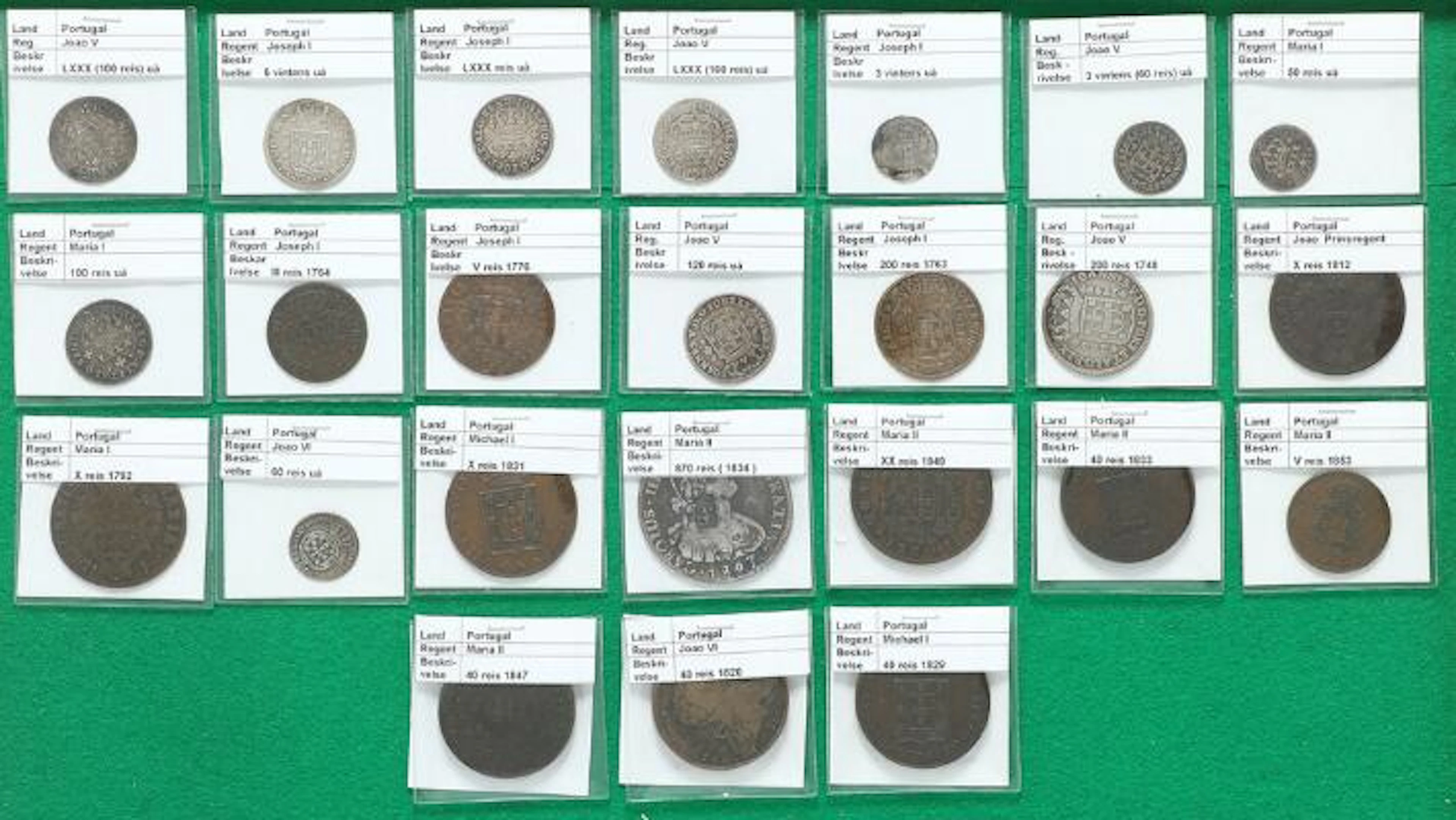 Portugal, collection of coins, in total 66 pcs – Bruun Rasmussen Auctioneers