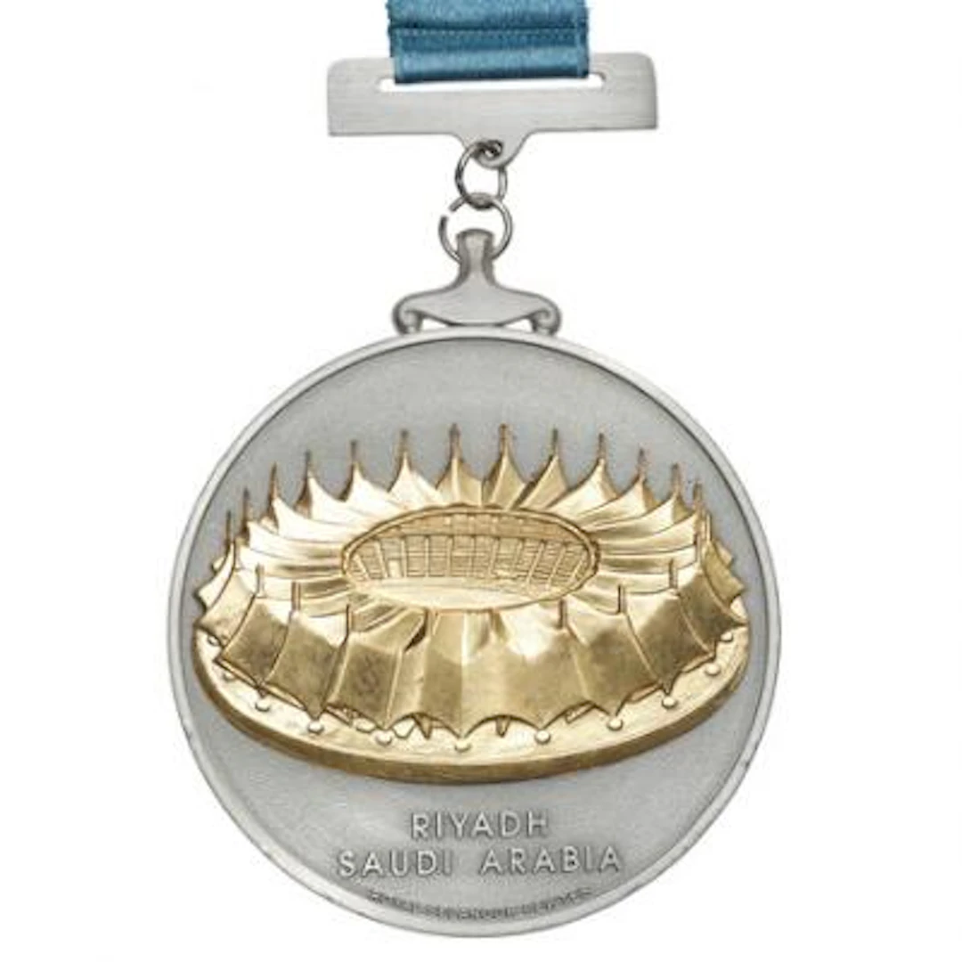Gold medal from the 2nd Intercontinental Cup 1995 in Saudi Arabia