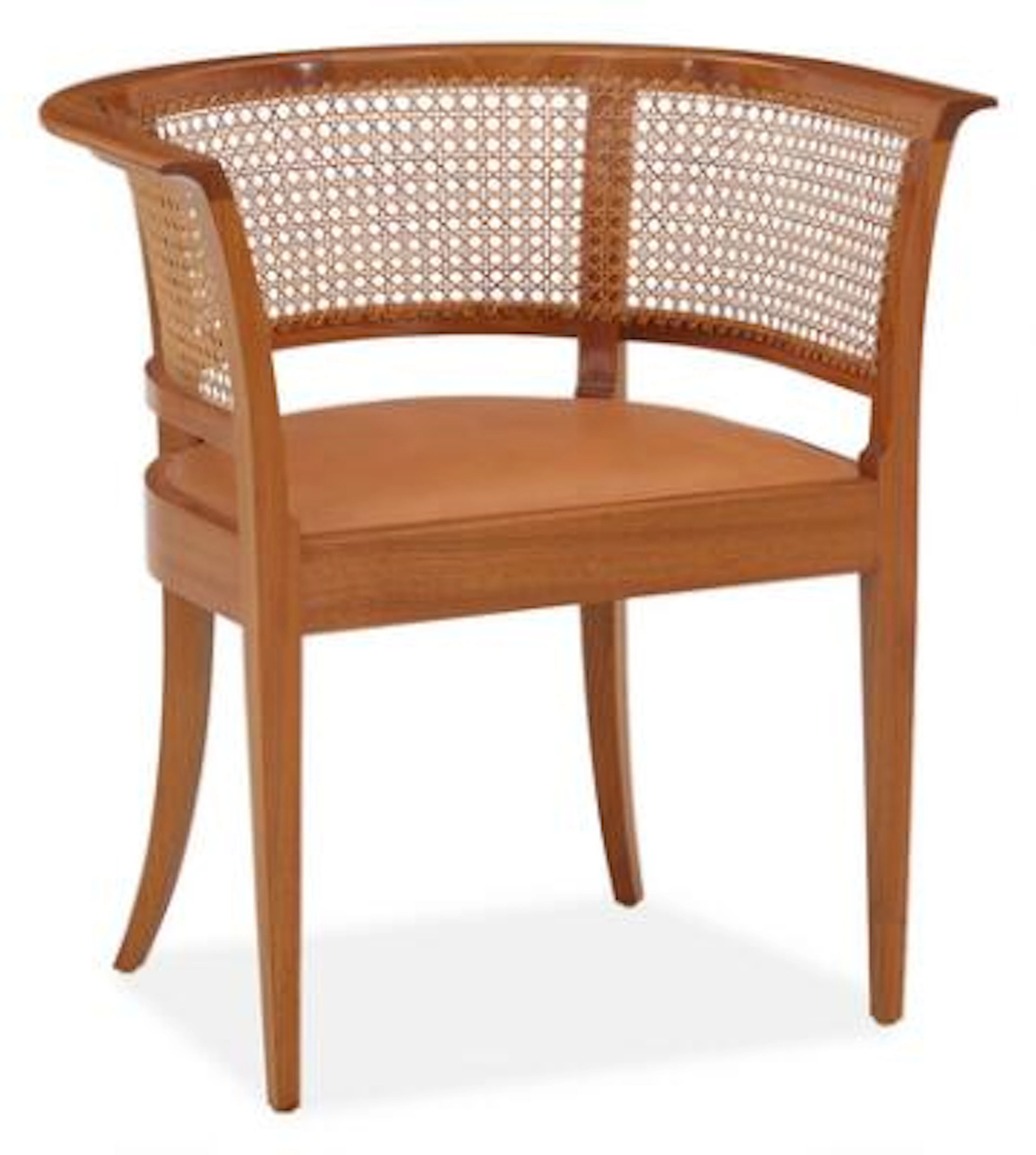 Kaare Klint: “The Faaborg Chair”. A mahogany armchair, sides and back