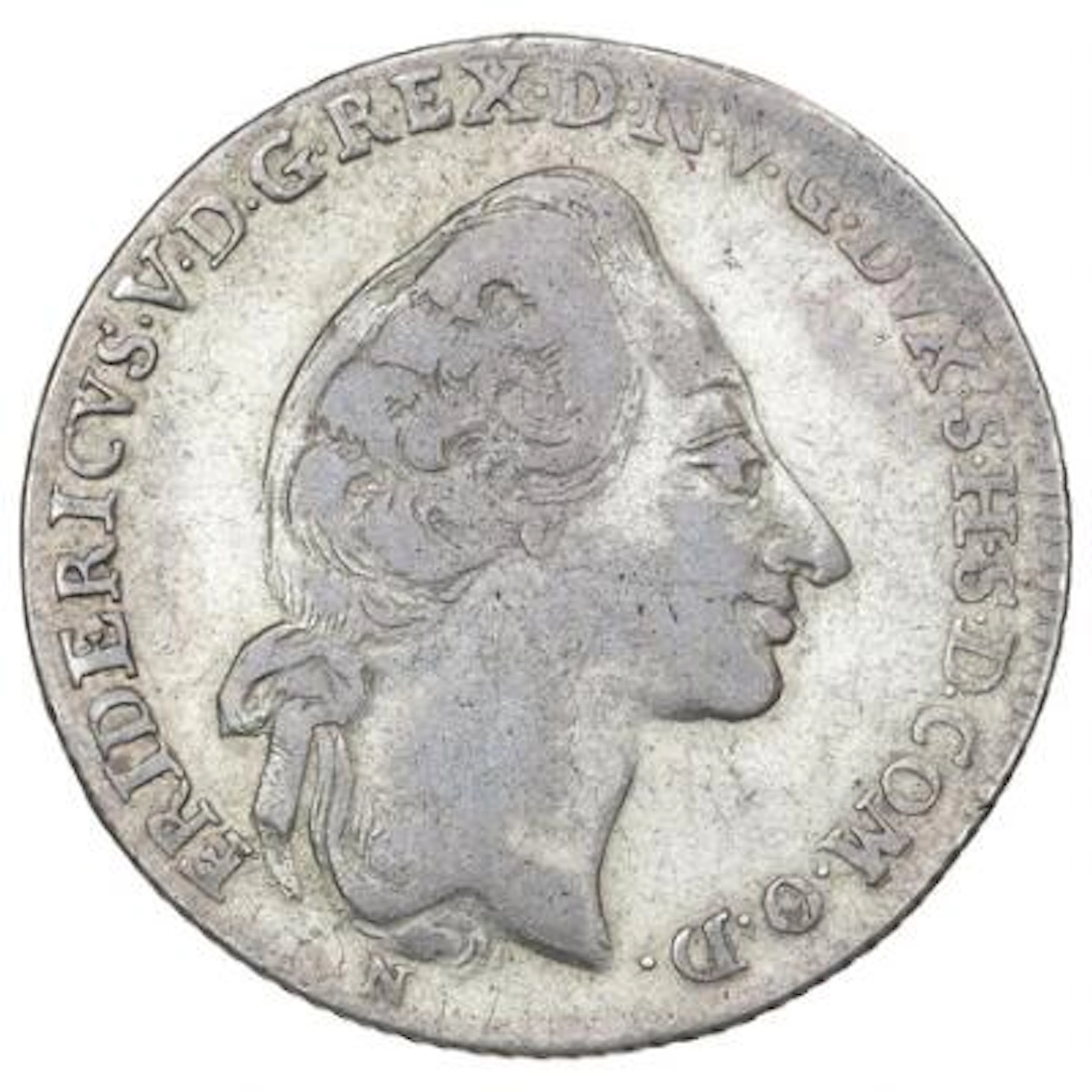 Frederik V, Oldenburg, 2/3 Taler 1762 IHM Kalvelage/Trippler 323