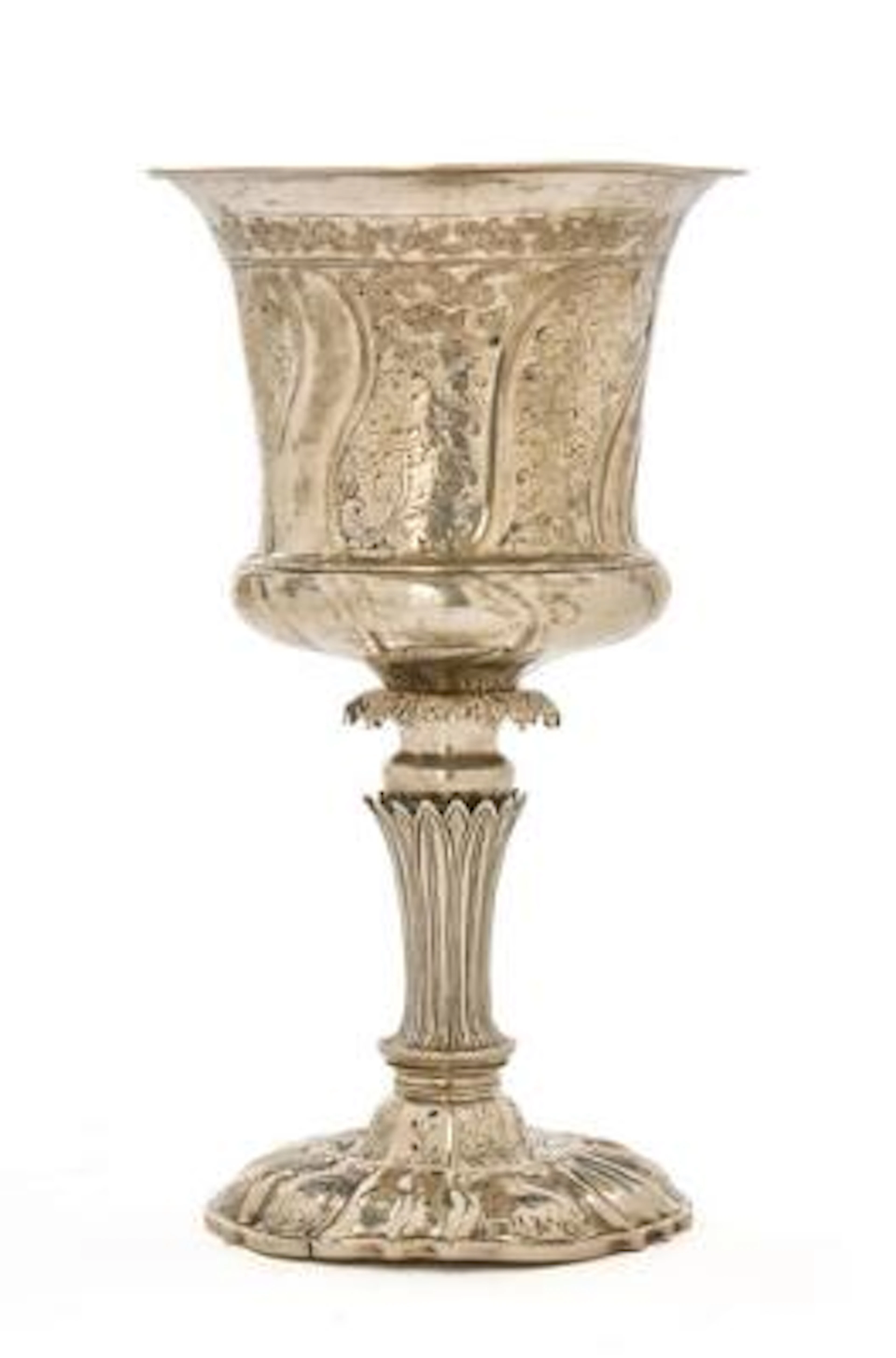 A Danish silver goblet, maker Johan Peter Ortved, Copenhagen town