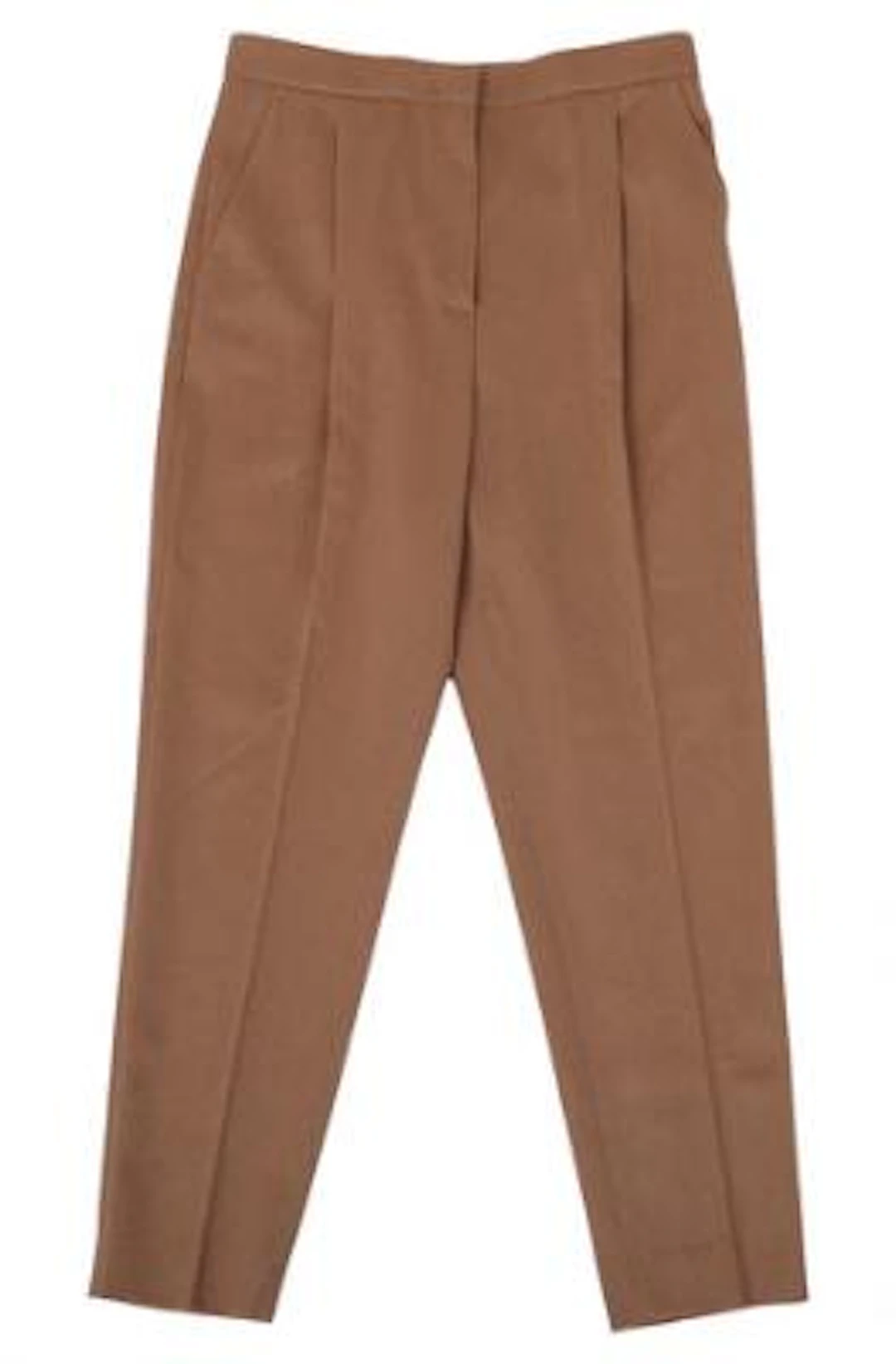 Max Mara: A pair of camel trousers in 100% wool. Size 44 (IT 48).