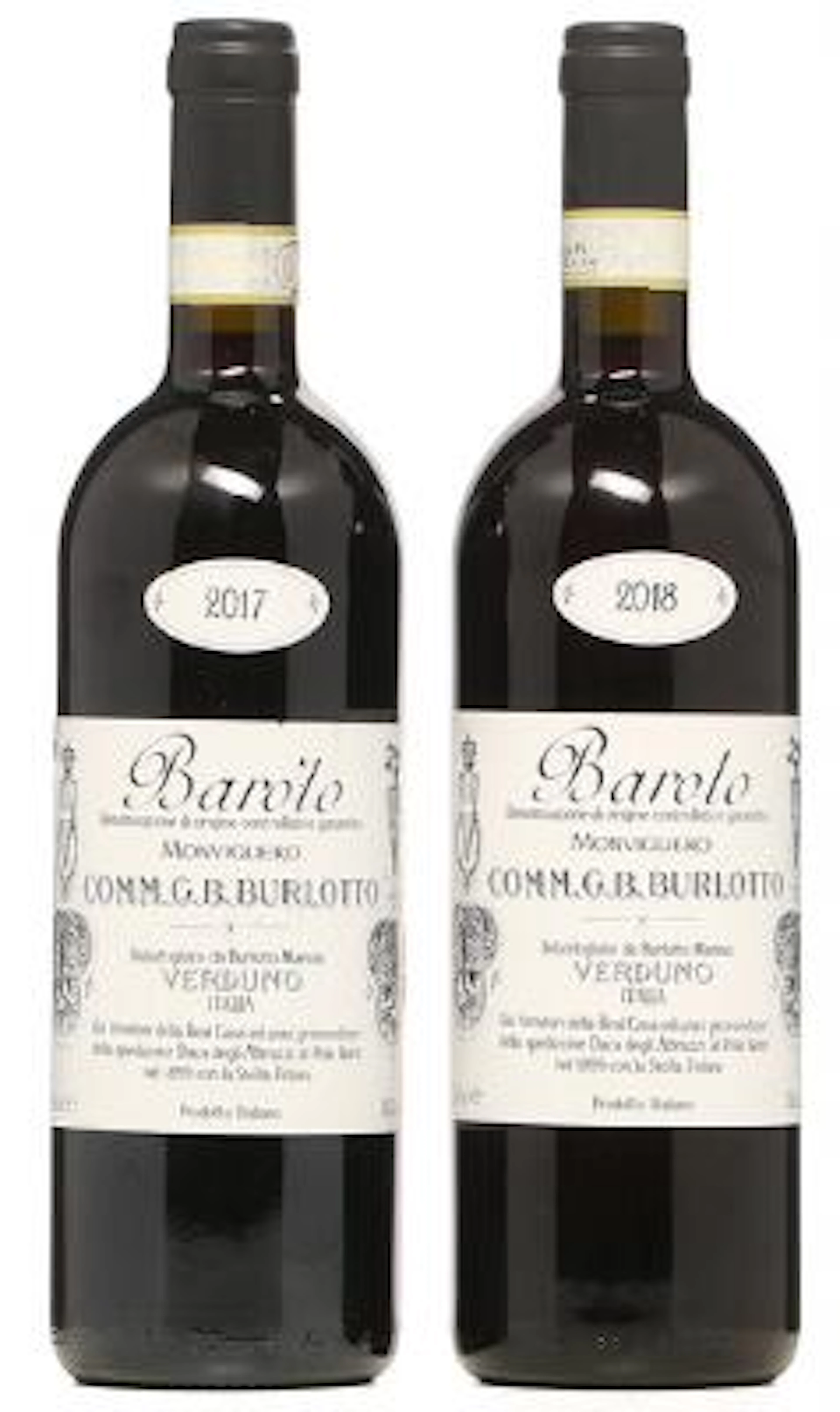 1 bt. Barolo "Vigneto Monvigliero", Comm. G. B. Burlotto 2017 A (hf/in).