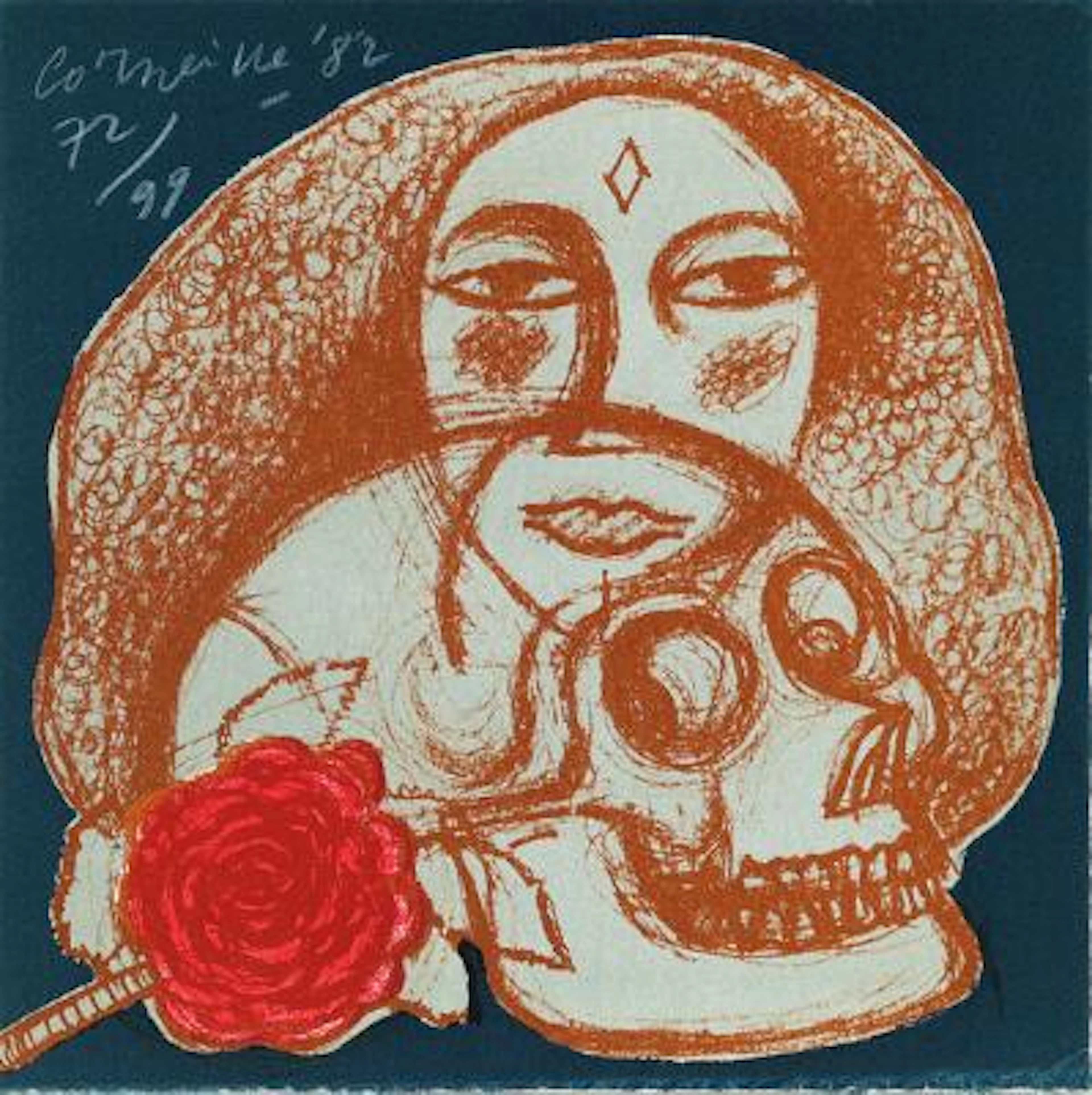 Corneille: "Elles Belles Mortelles". Signed Corneille 82, 72/99. Lithograph