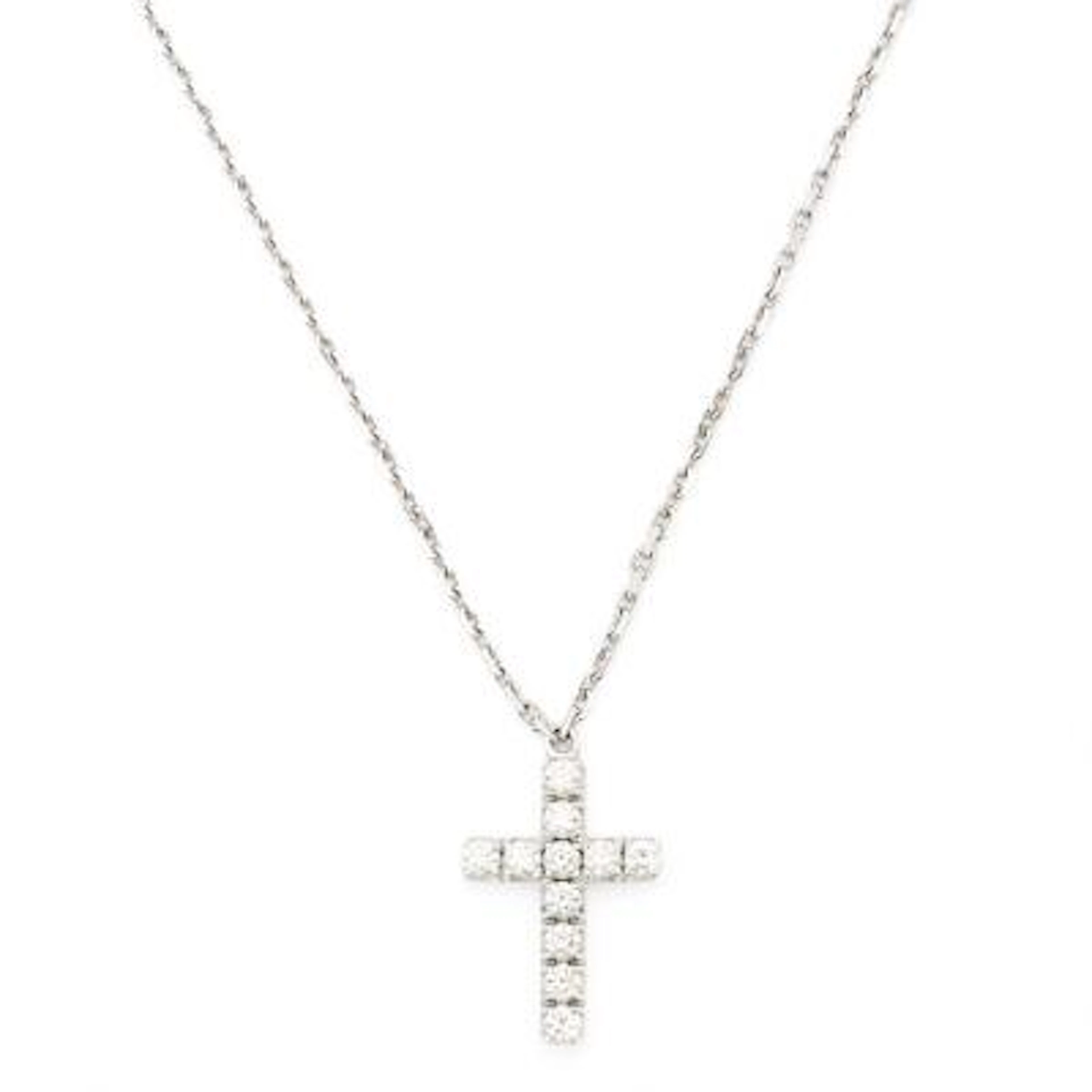 Cartier: A "Symbols" necklace with a diamond pendant in the shape