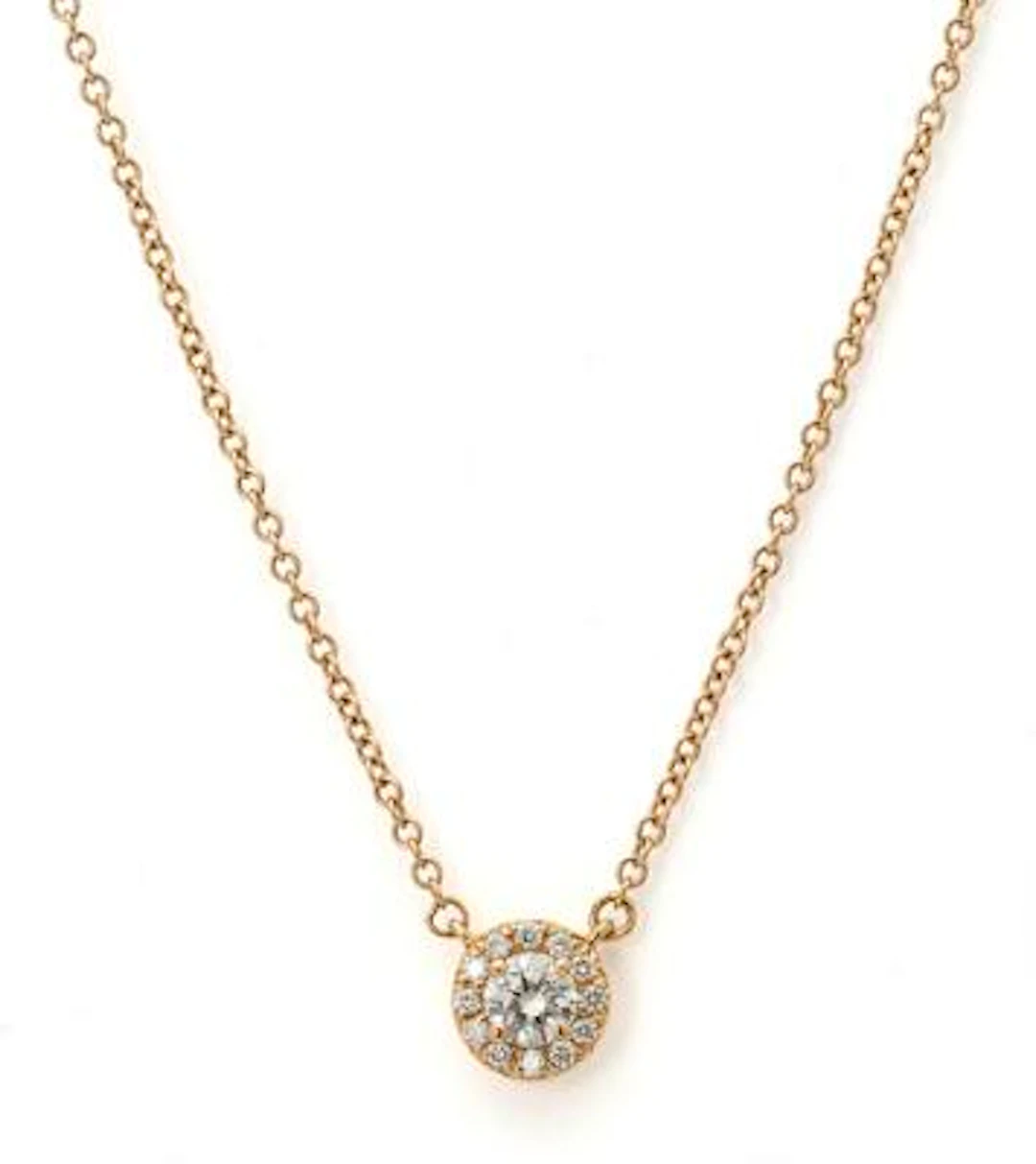 Tiffany & Co.: A "Soleste" necklace set with a diamond pendant, mounted