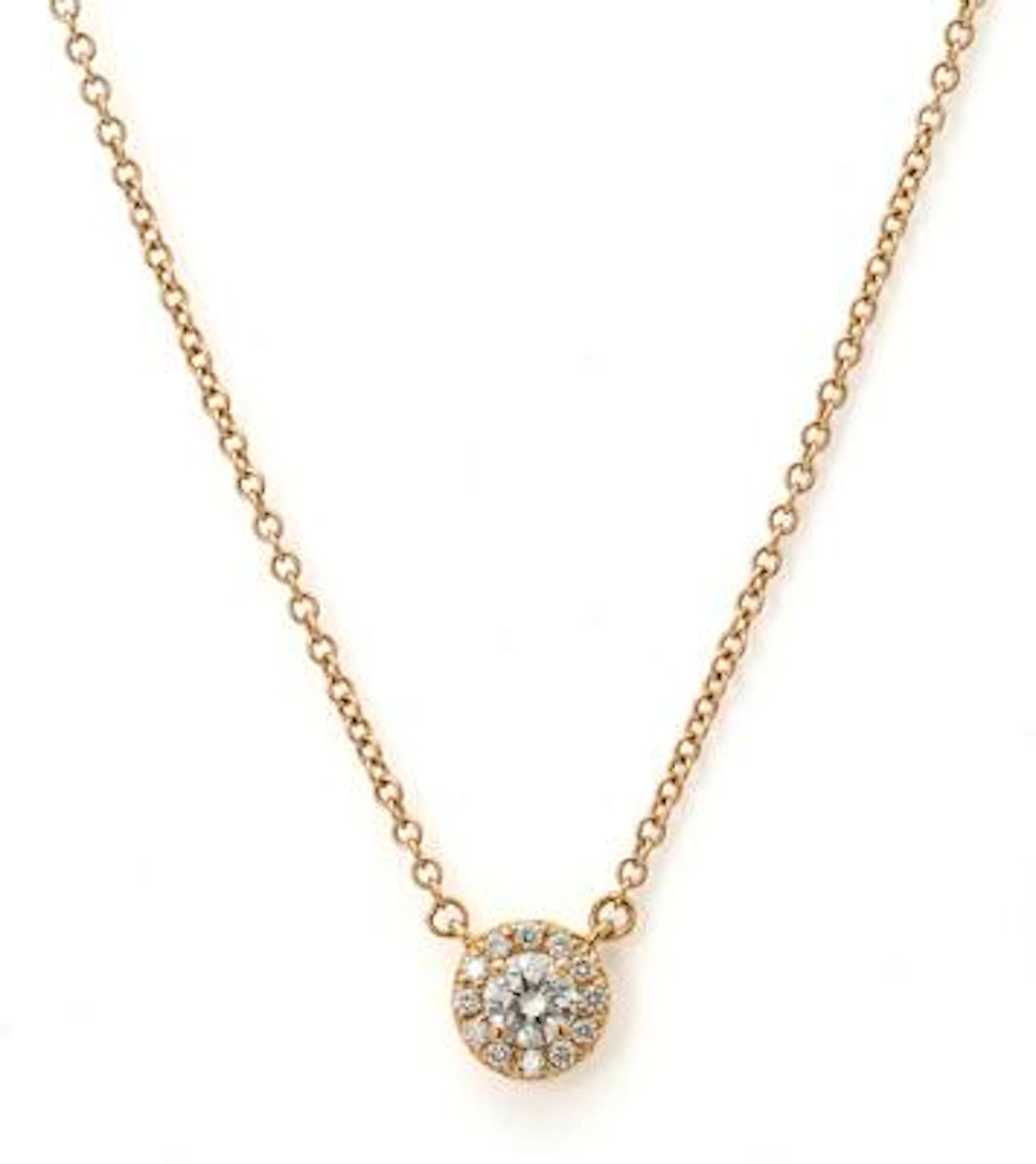 Tiffany & Co.: A "Soleste" necklace set with a diamond pendant, mounted