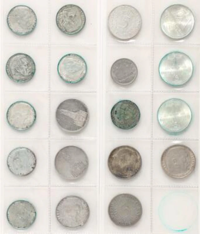 Germany, collection of coins, in total 31 pcs, incl. Bavaria, 5 Mark