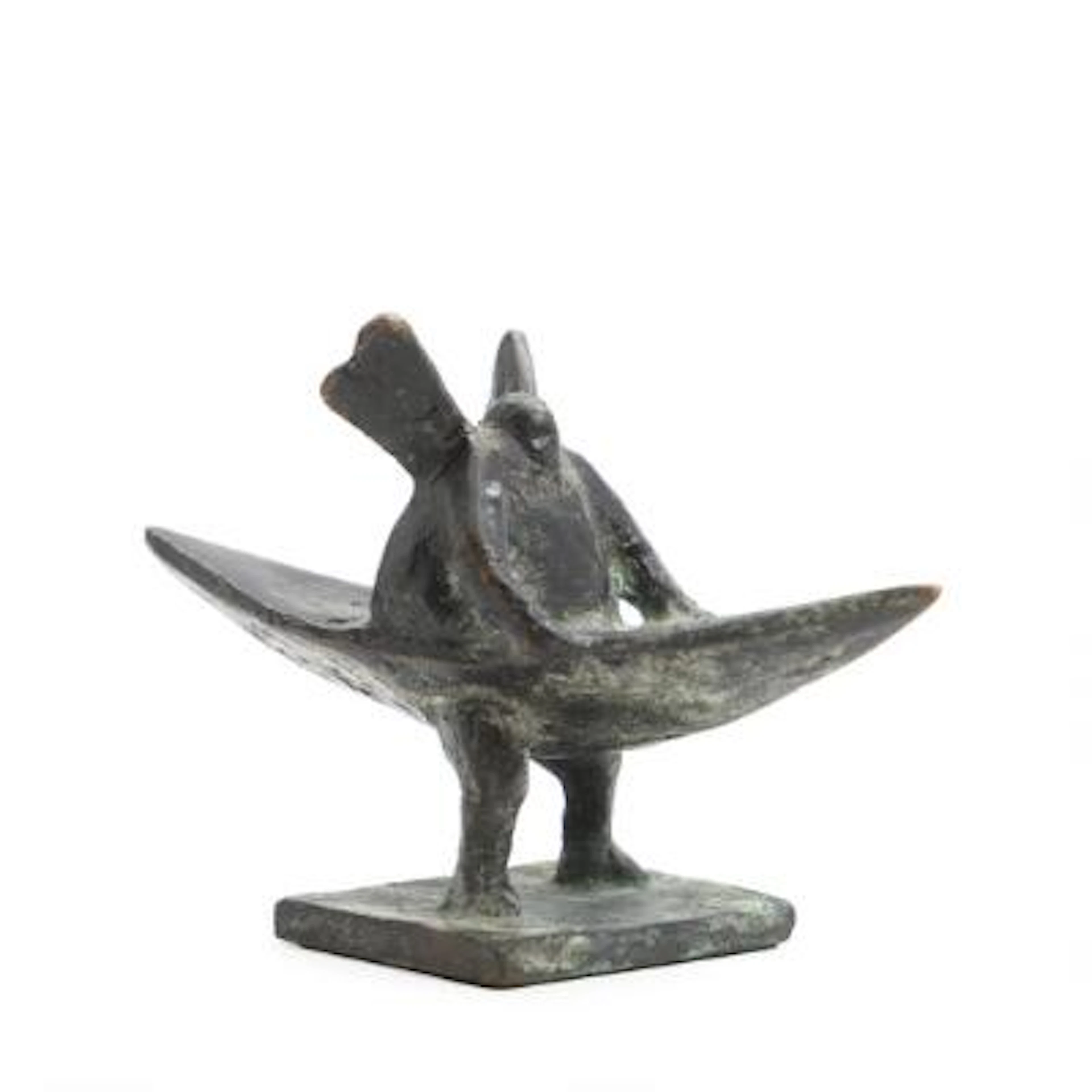 Keld Moseholm: Figure. Signed KMJ, 3-9. Bronze. H. 8 cm. – Bruun Rasmussen