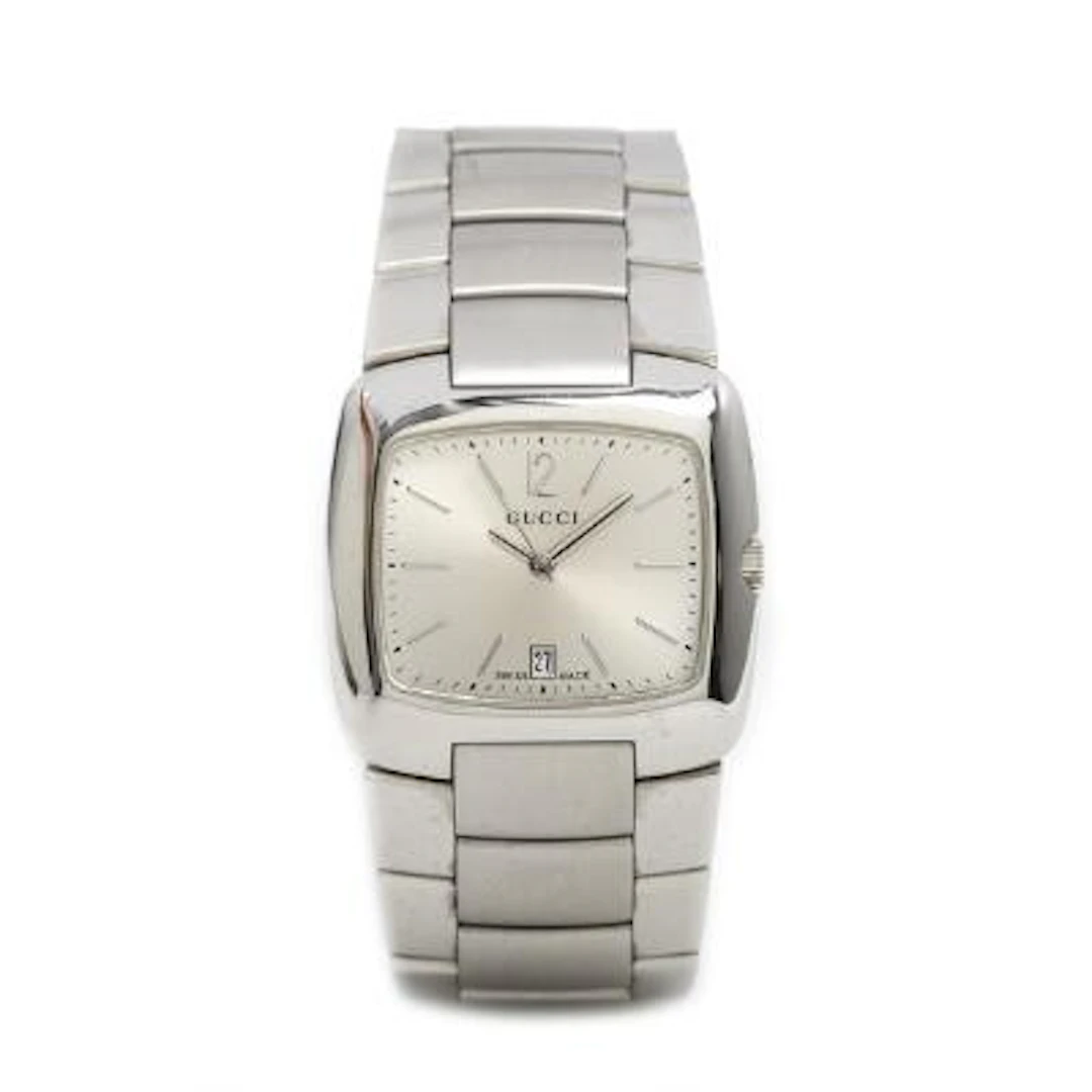 Gucci: 8500M of steel, ref. 18565. Mechanical movement with quartz