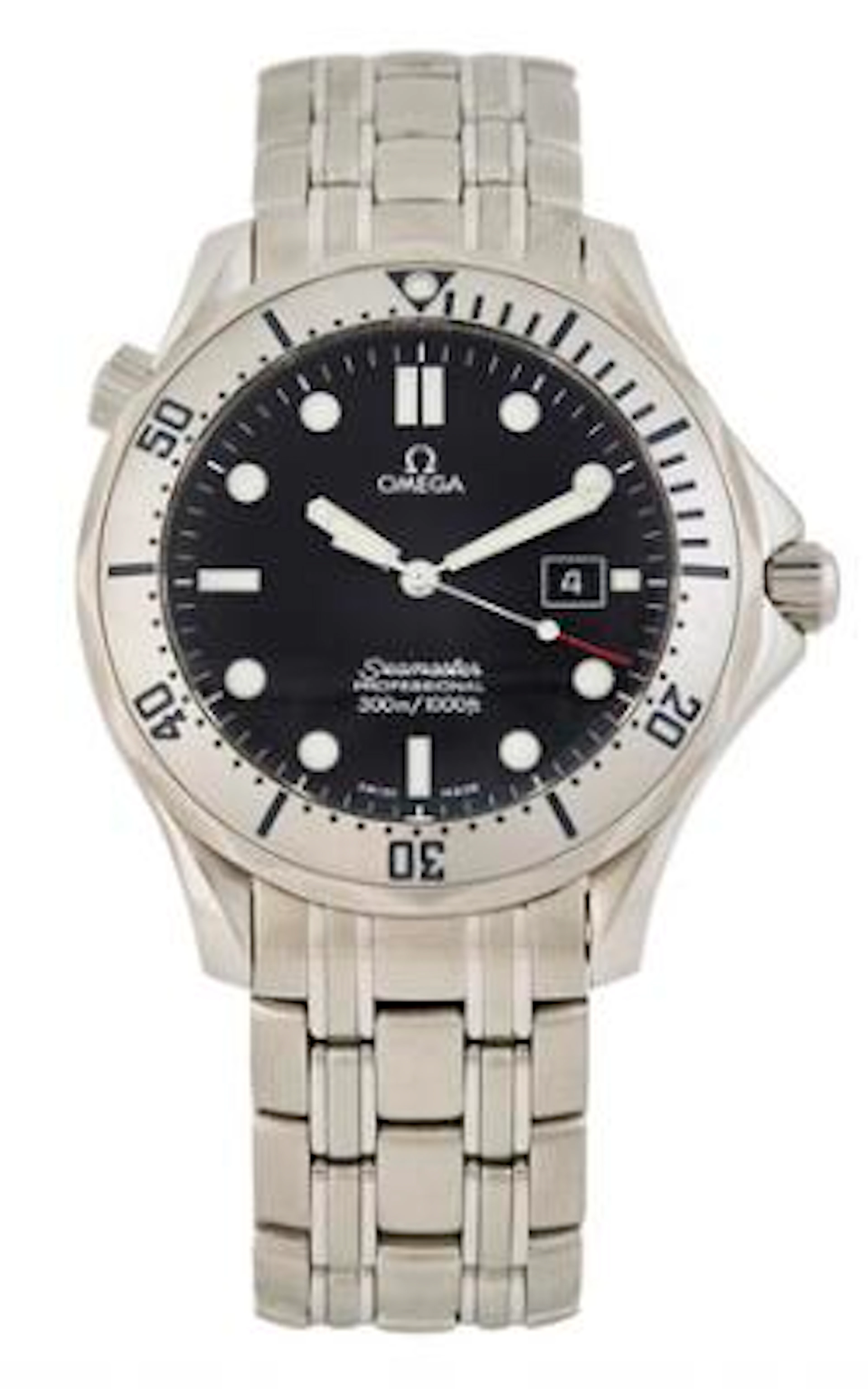 Omega: Seamaster 300 of steel, ref. 196.1524. Quartz movement with