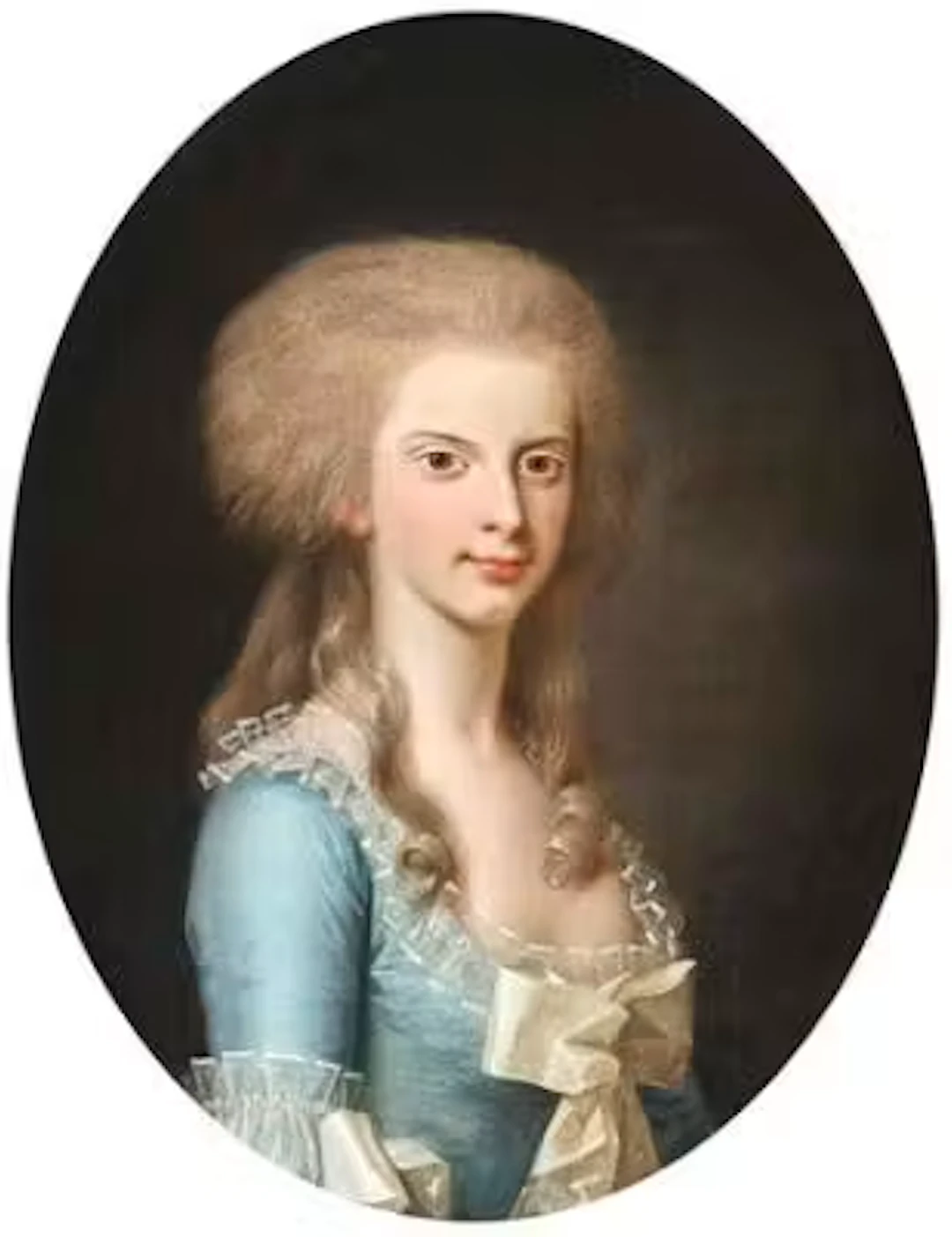 Jens Juel: Elisabeth Henriette Sophie Bernstorff (1770–1807). Signed
