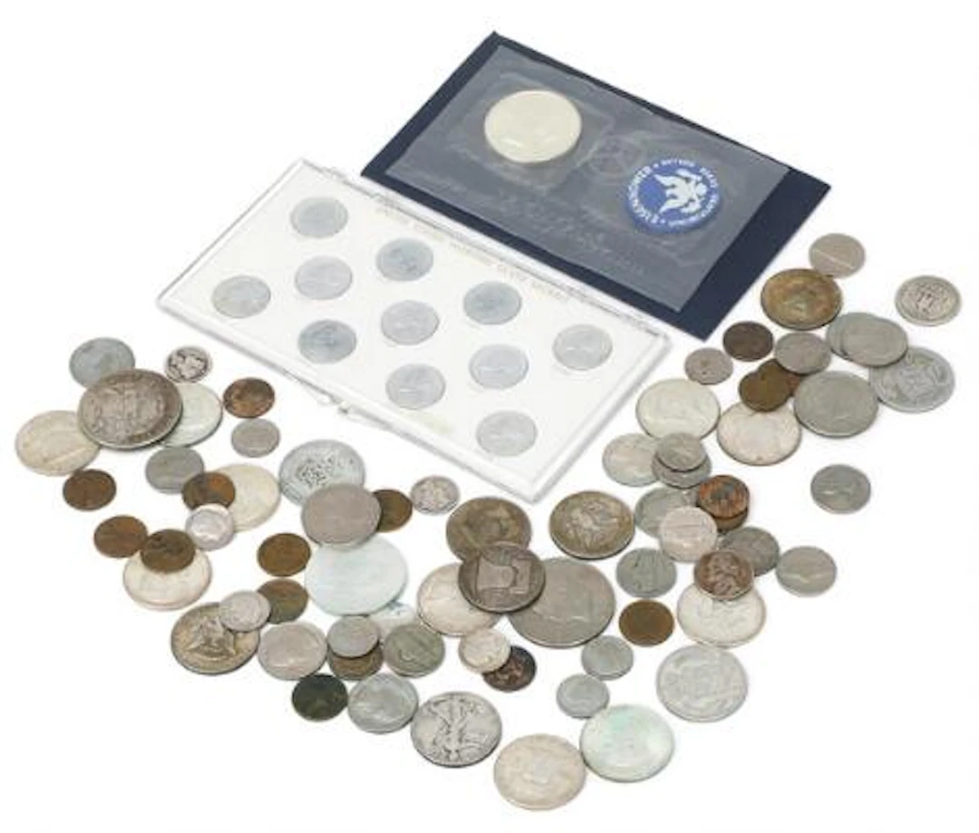 USA, collection of various decimal coins incl. some silver coihs as