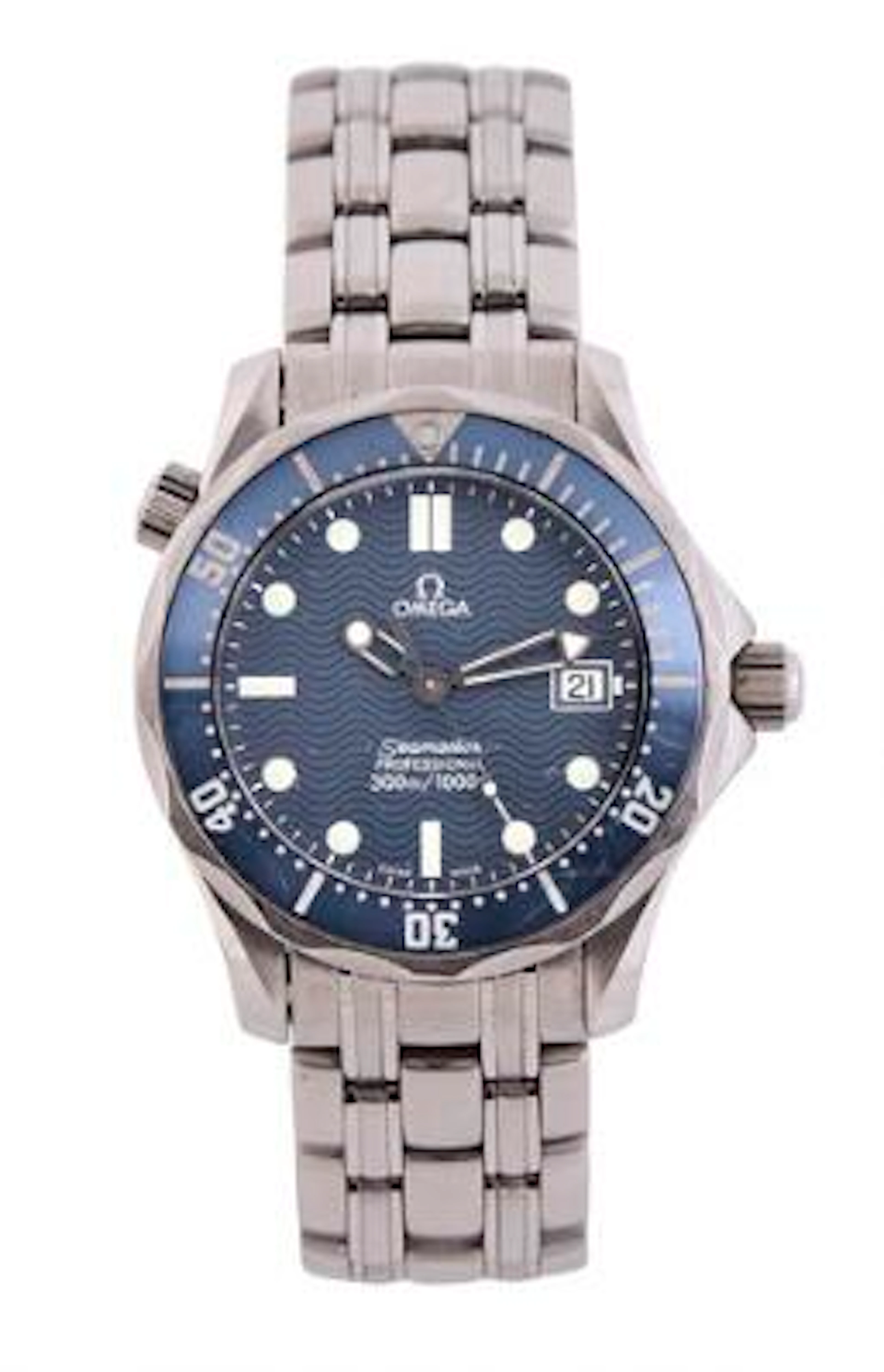 Omega: Seamaster Professional 300 of steel, ref. 196.522. Quartz movement