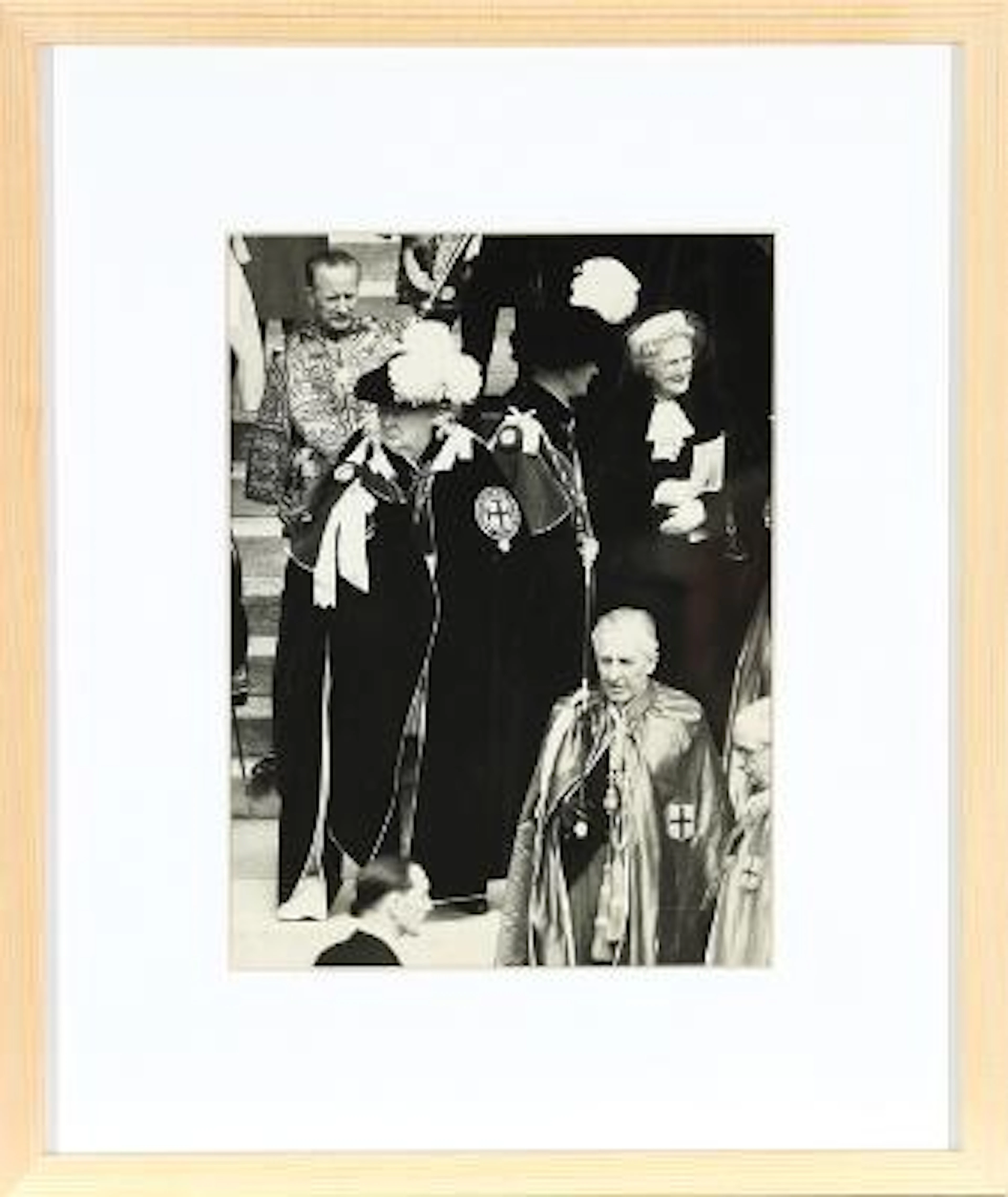 Winston Churchill, Most Noble Order of the Garter. Black-and-white