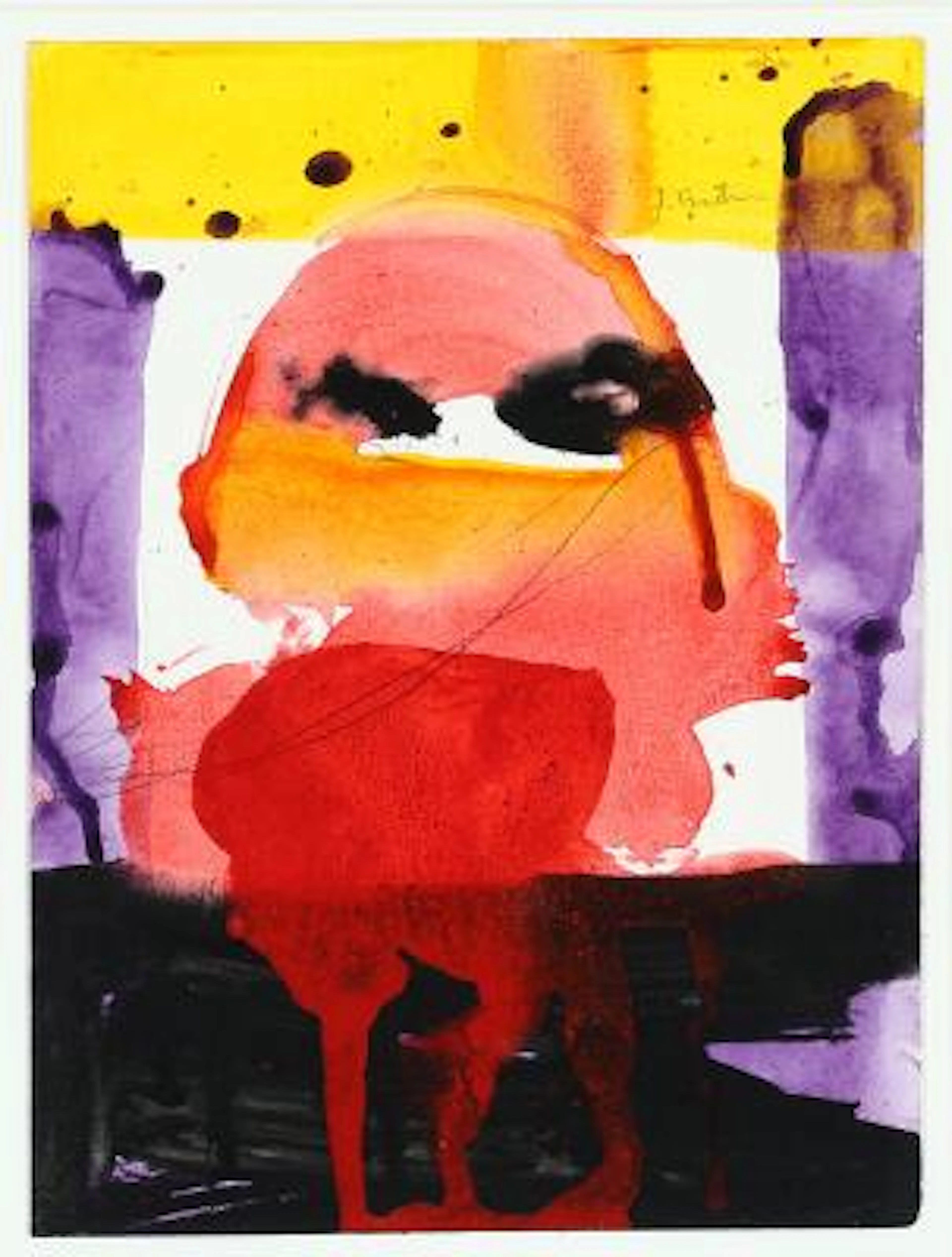 Jens Birkemose: Untitled. Five compositions. Signed J. Birkemose.