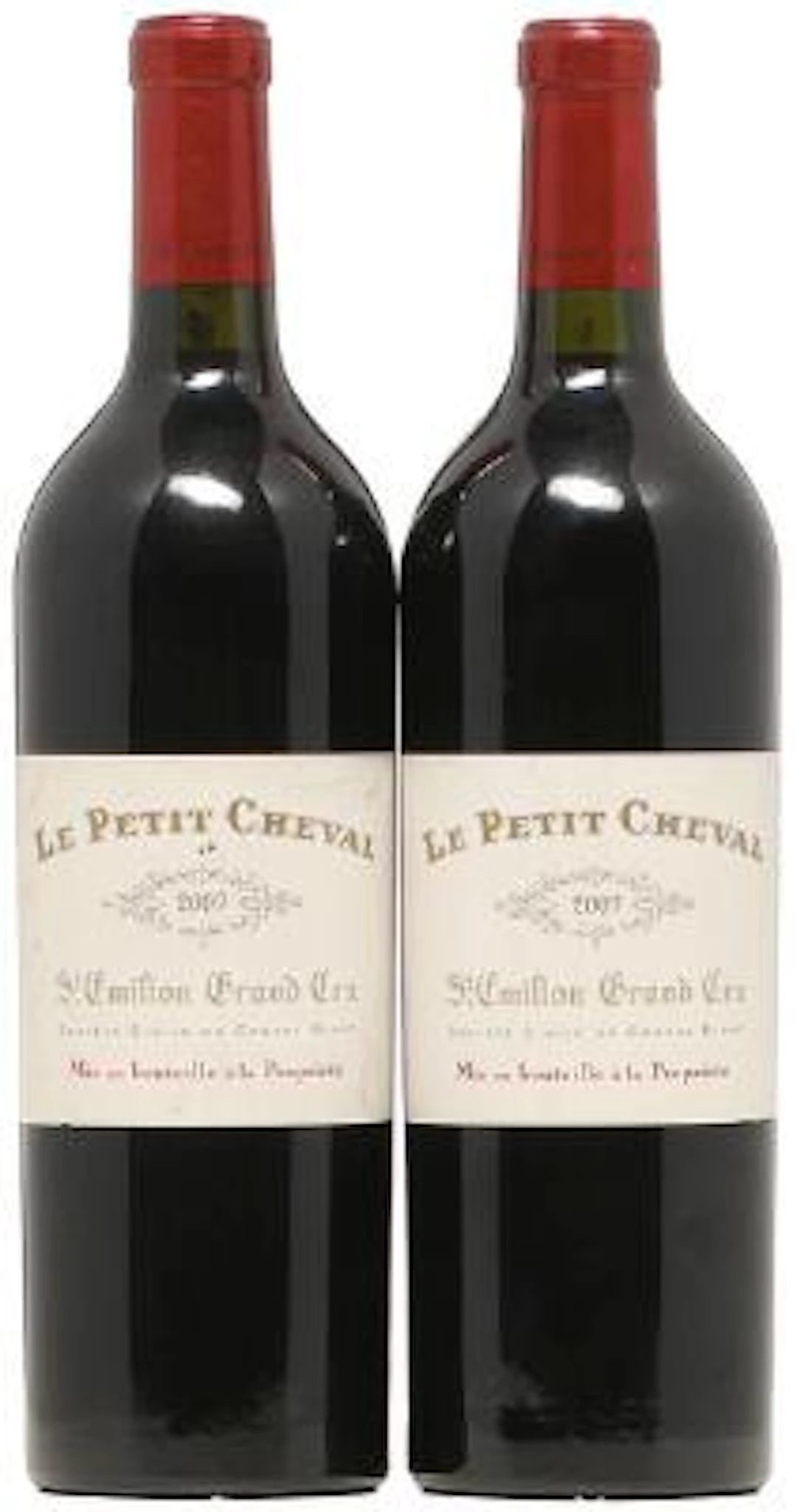 2 bts. Le Petit Cheval, 2wine Ch. Cheval Blanc 2009 A (hf/in). – Bruun