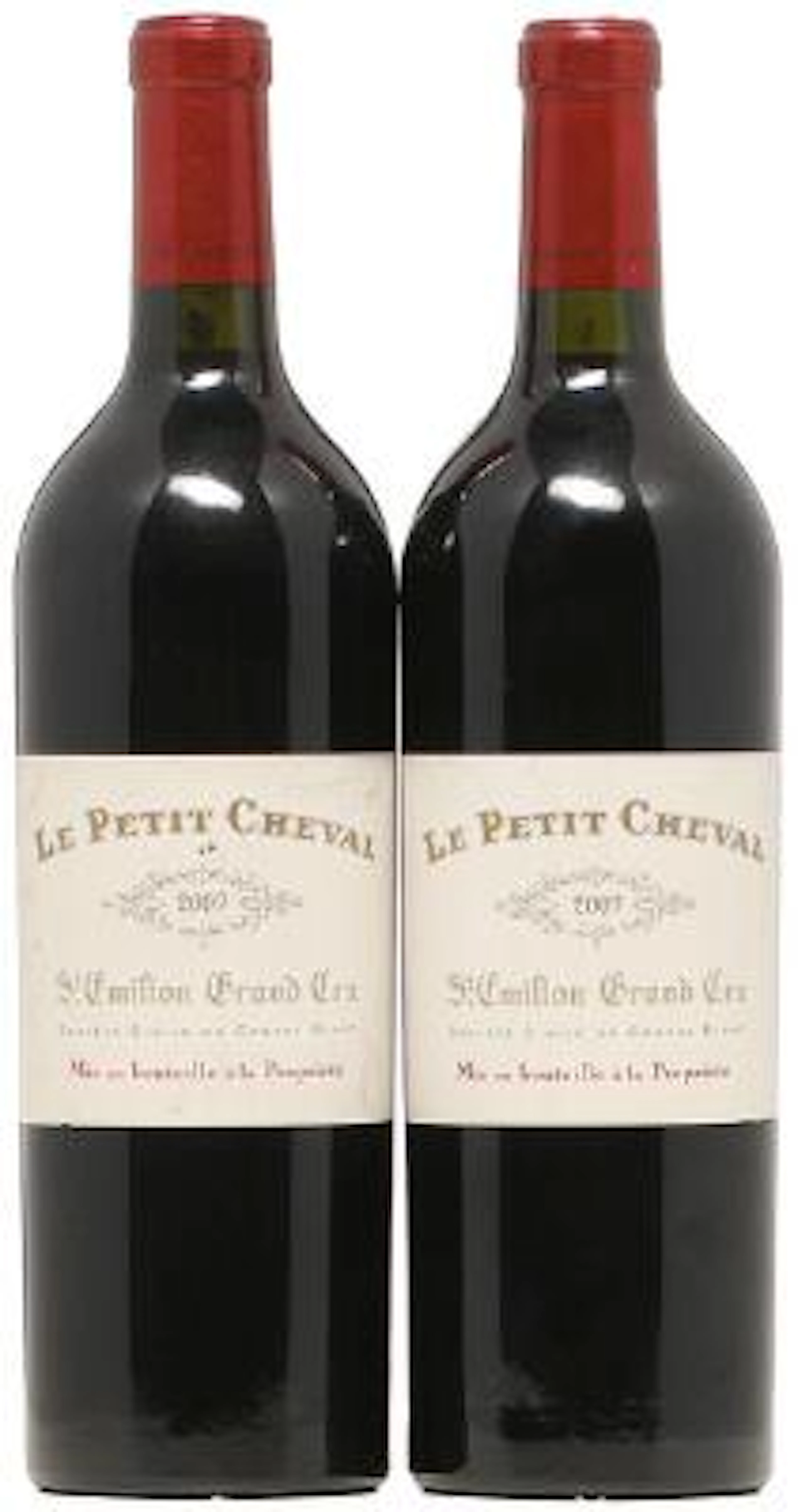 2 bts. Le Petit Cheval, 2wine Ch. Cheval Blanc 2009 A (hf/in). – Bruun