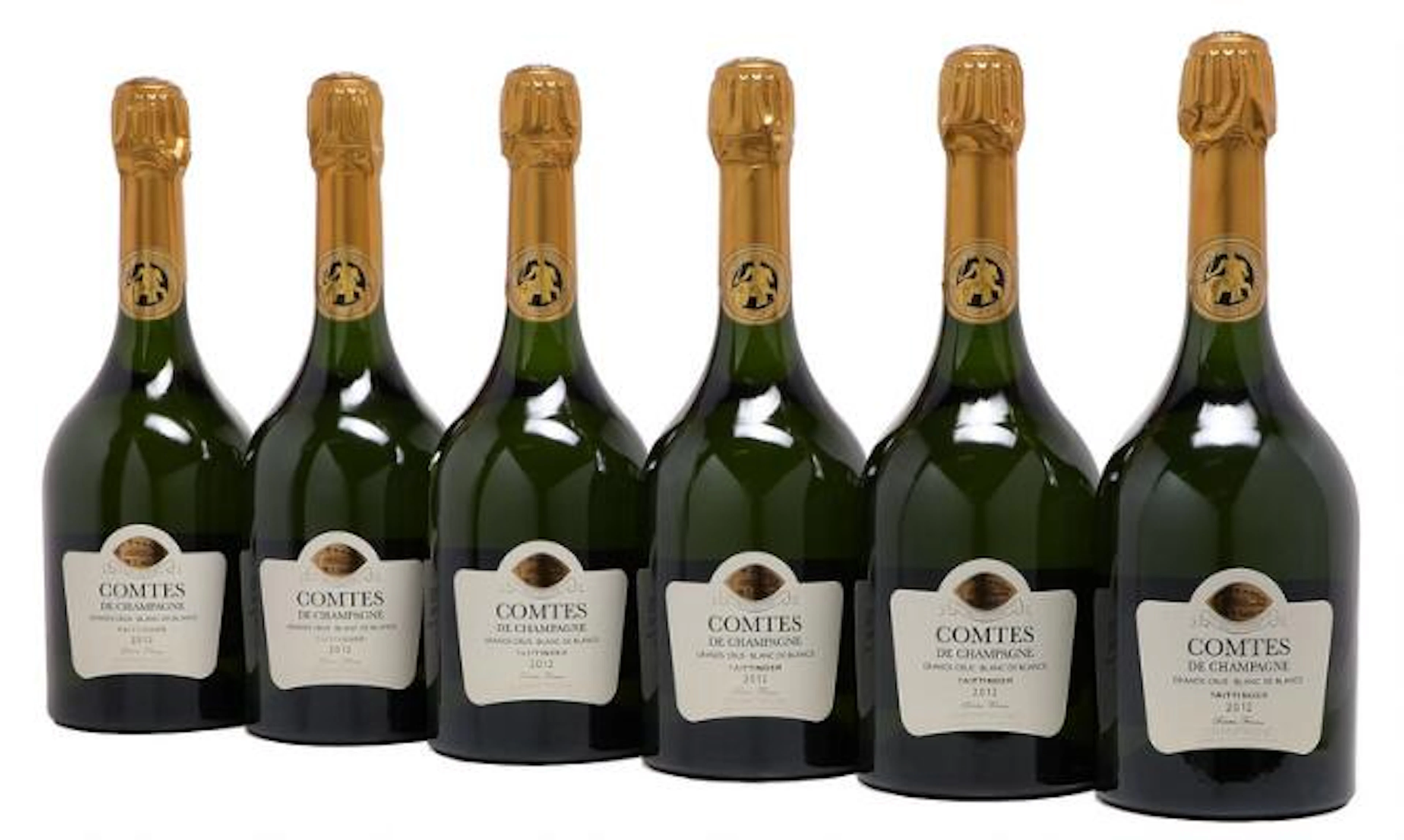 6 bts. Champagne Blanc de Blancs "Comtes de Champagne", Taittinger