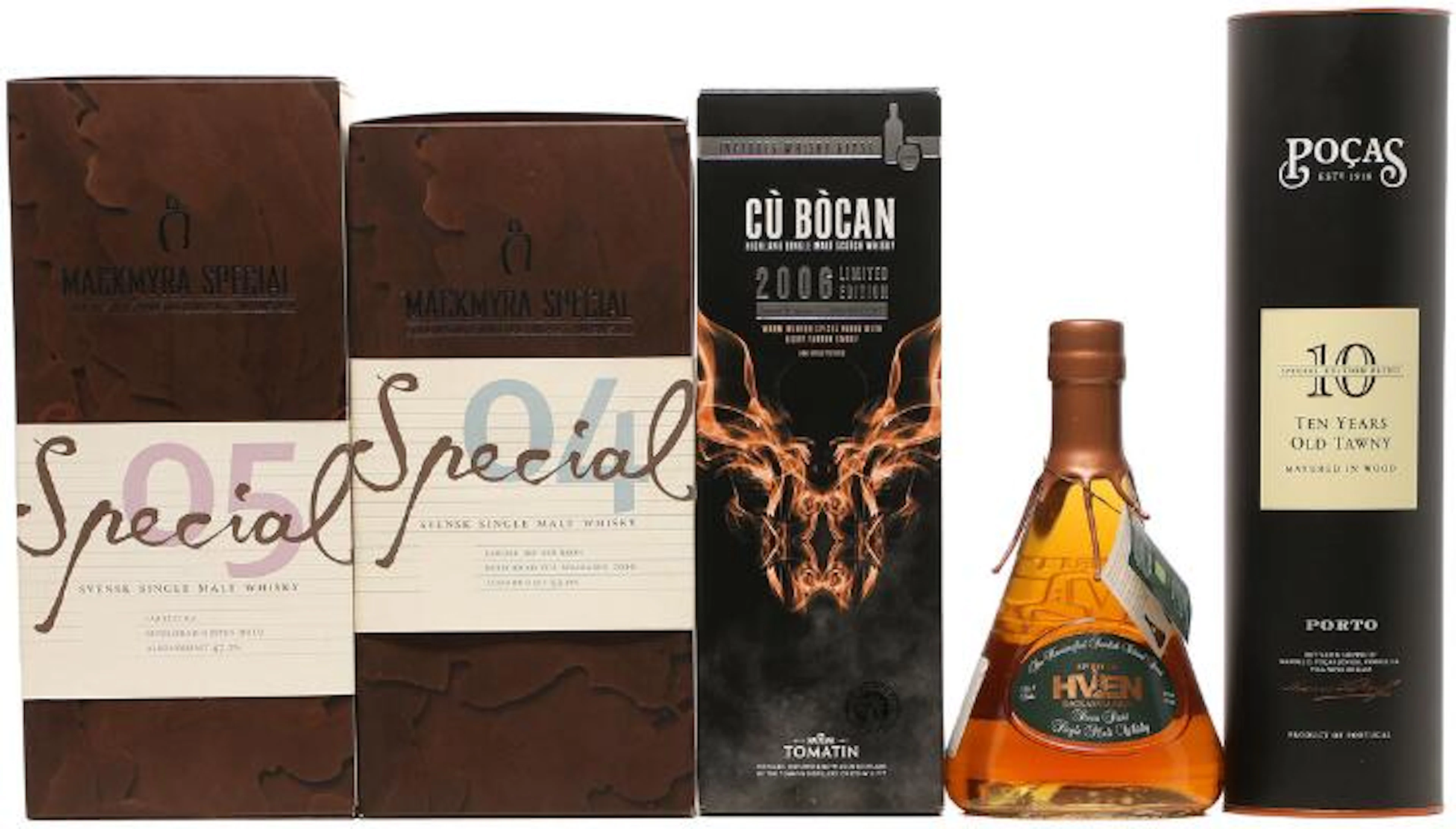 1 bt. Whisky Oc. etc. Total 5 bts. – Bruun Rasmussen Auctioneers