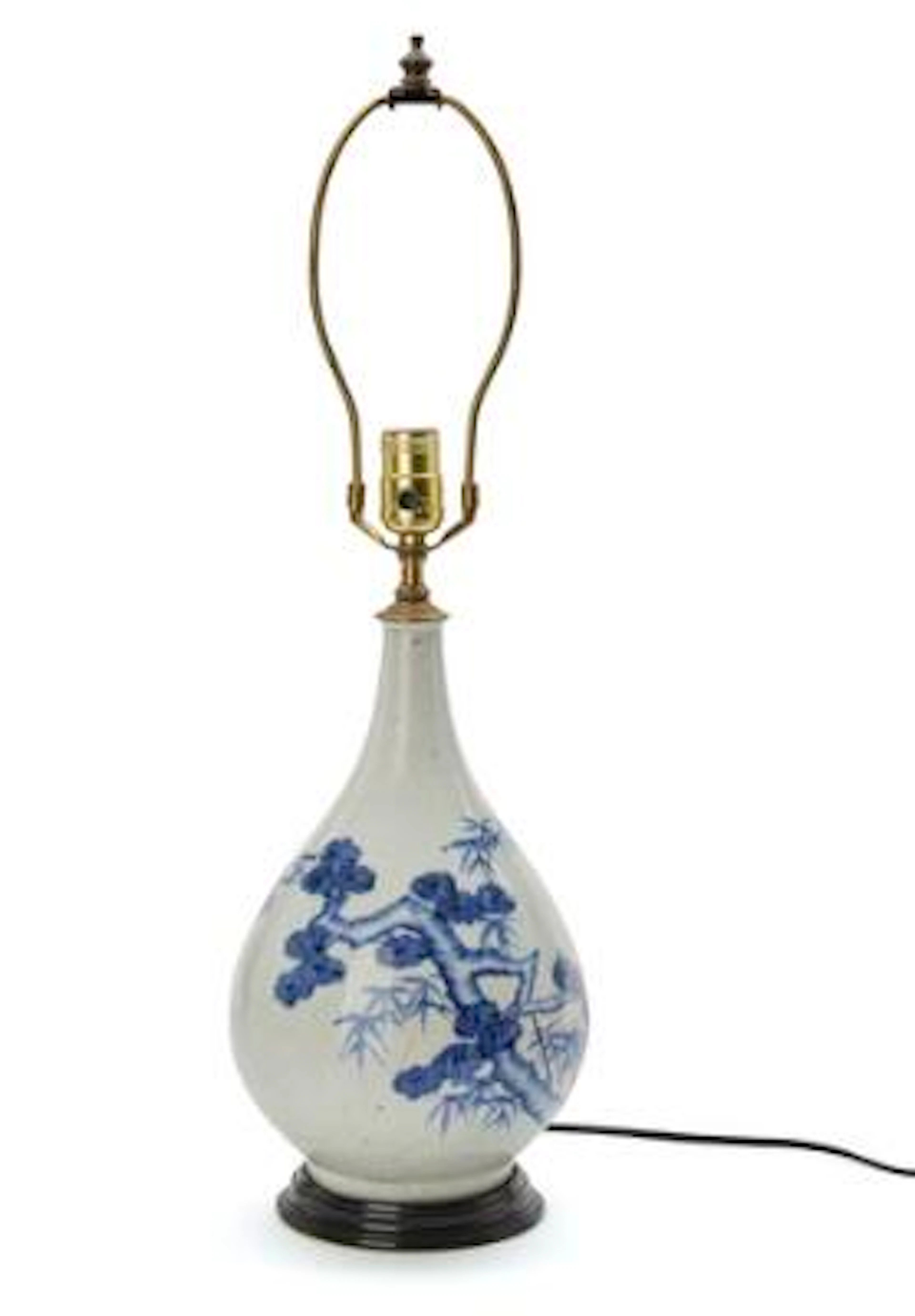 A Korean blue and white bottle vase, Joseon dynasty 18th/19th century.